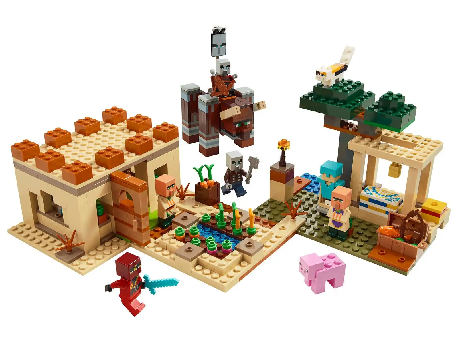 Zdjecie zestawu LEGO 21160 Minecraft Najazd złosadników 2