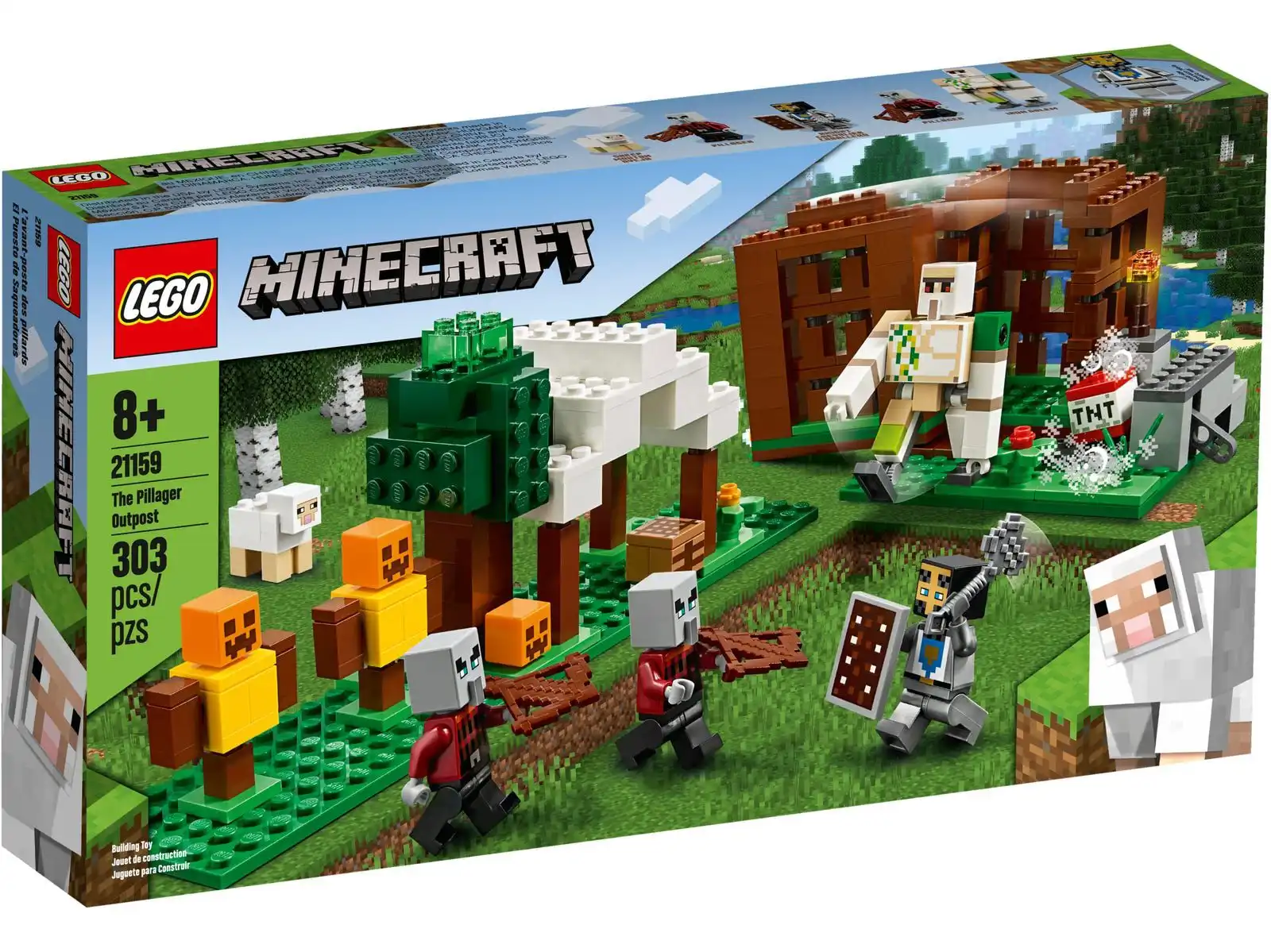 Zdjecie zestawu LEGO 21159 Minecraft Kryjówka rozbójników 1