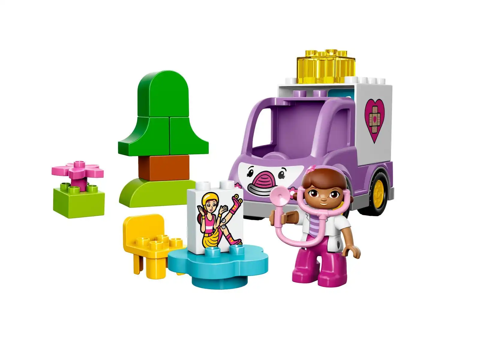 Zdjecie zestawu LEGO 10605 Duplo Klinika dla pluszaków - Ambulans 1