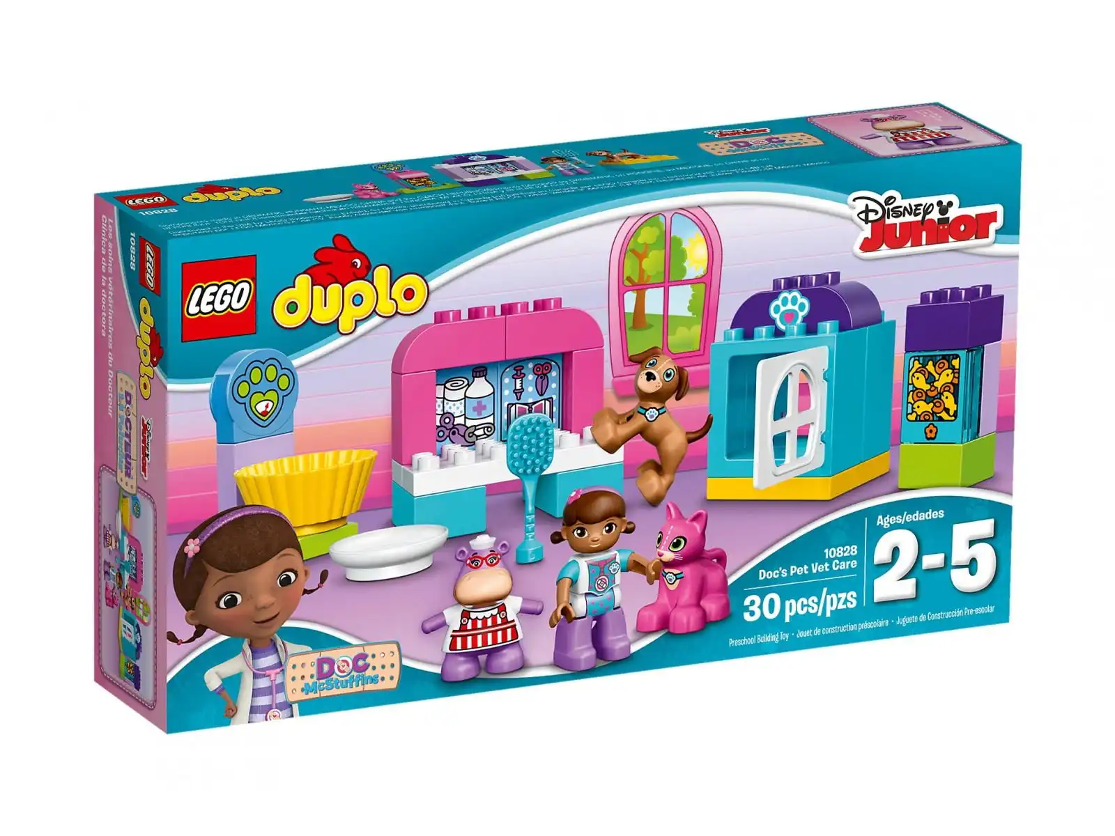 Zdjecie zestawu LEGO 10828 Duplo Lecznica dla zwierząt doktor Dosi 1