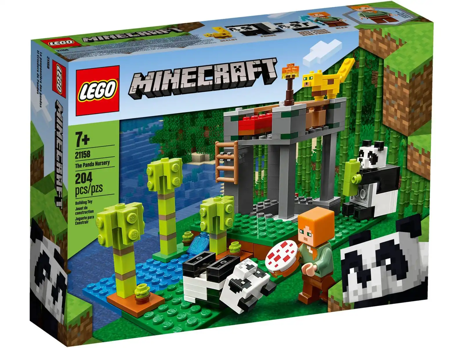 Zdjecie zestawu LEGO 21158 Minecraft Żłobek dla pand 1