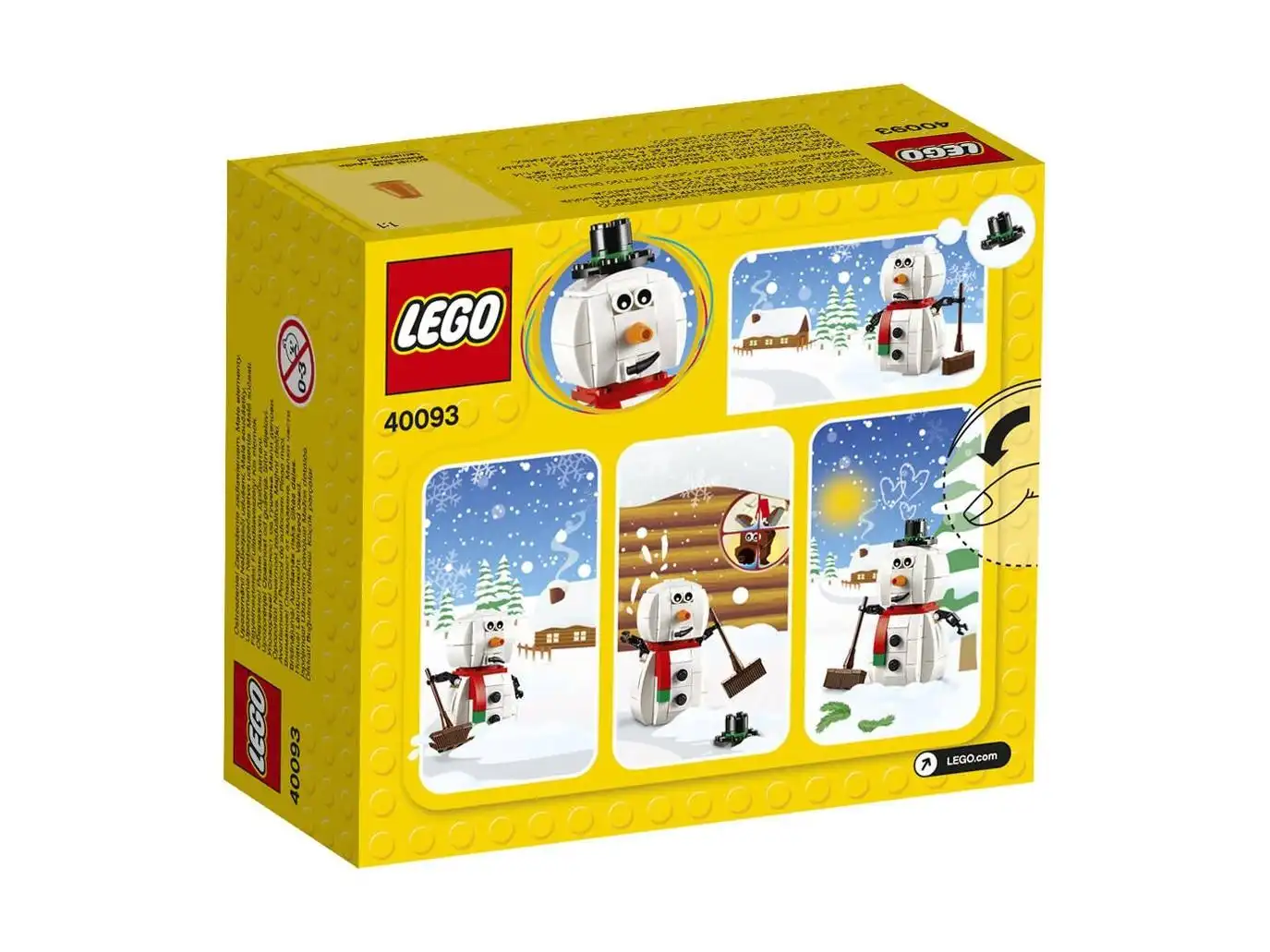 Zdjecie zestawu LEGO 40093 Okolicznościowe Bałwanek 2