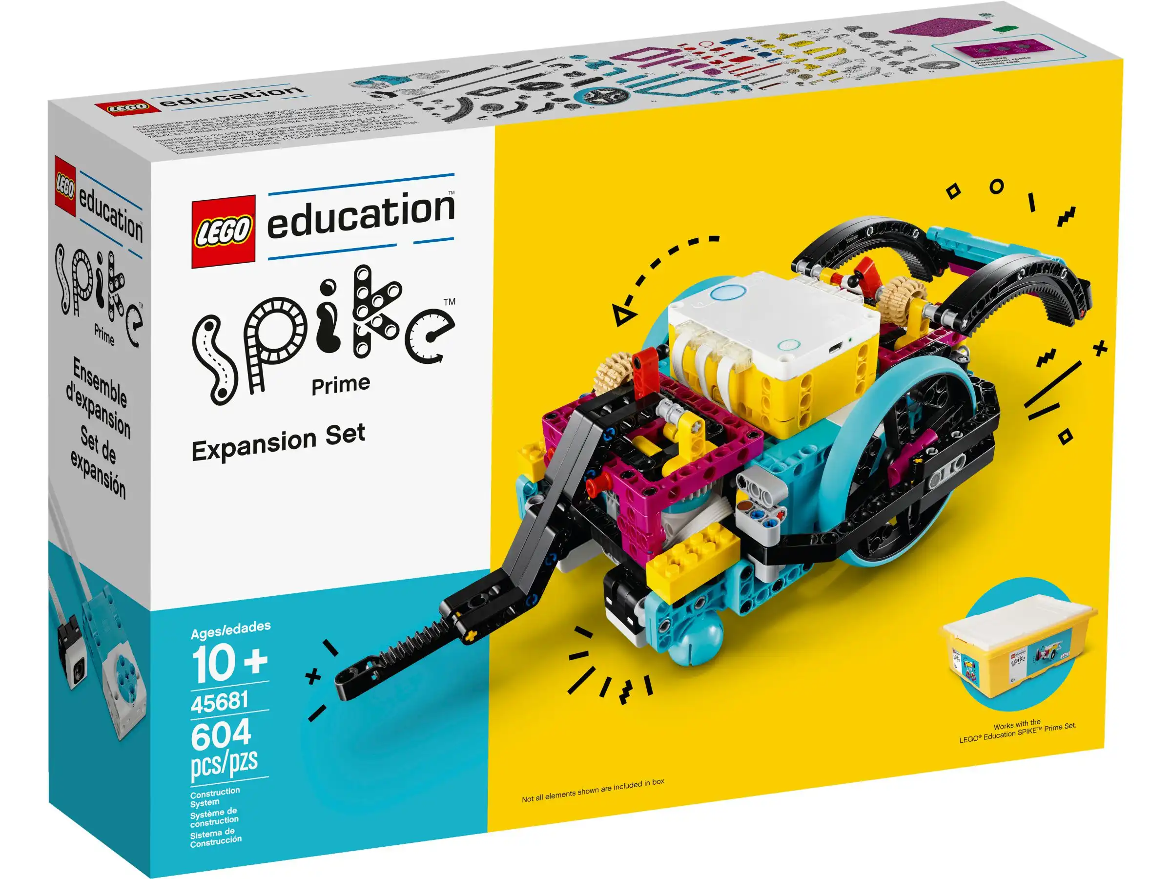 Zdjecie zestawu LEGO 45681 Education Zestaw dodatkowy LEGO® Education SPIKE™ Prime 1