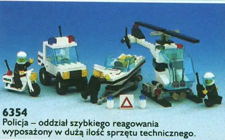 Zdjecie zestawu LEGO 6354 Town Policja - oddział szybkiego reagowania 1
