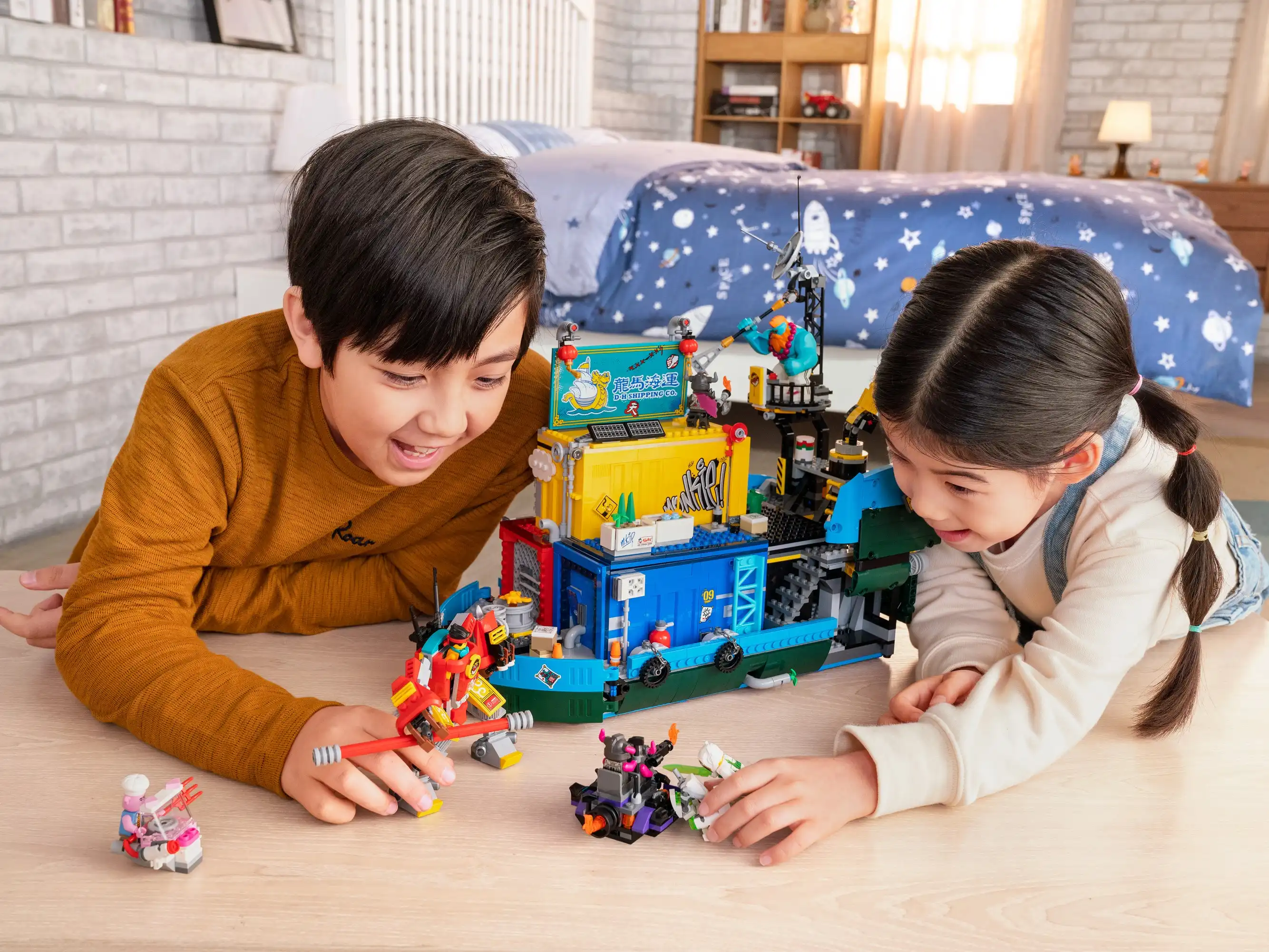 Zdjecie zestawu LEGO 80013 Monkie Kid Tajne dowództwo ekipy Monkie Kida 1