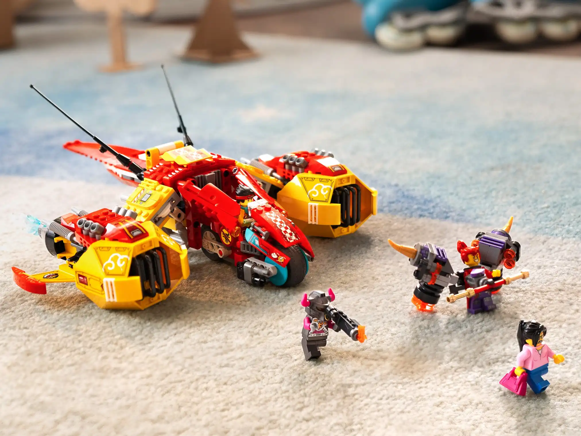 Zdjecie zestawu LEGO 80008 Monkie Kid Odrzutowiec Monkie Kida 2