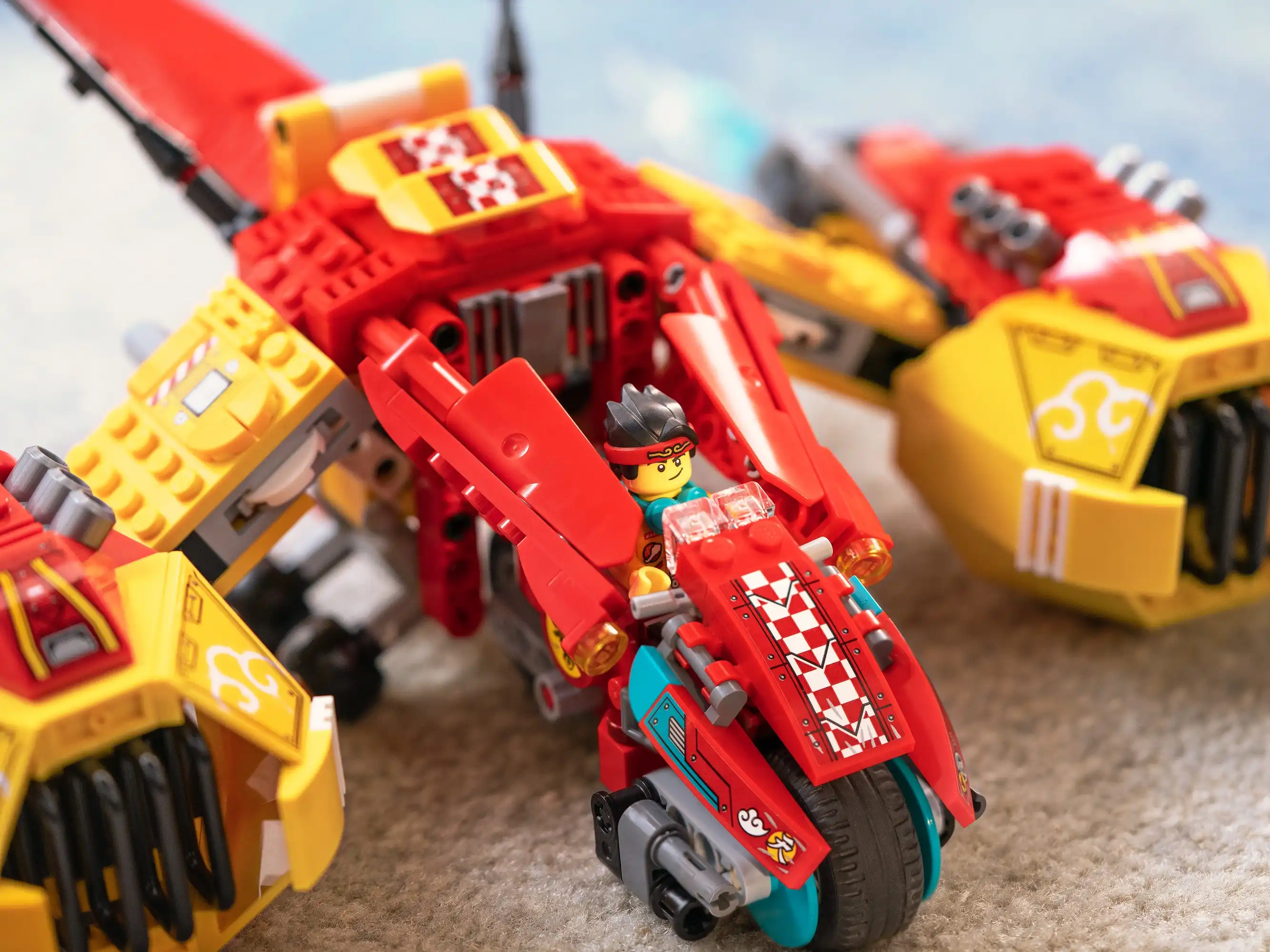 Zdjecie zestawu LEGO 80008 Monkie Kid Odrzutowiec Monkie Kida 3