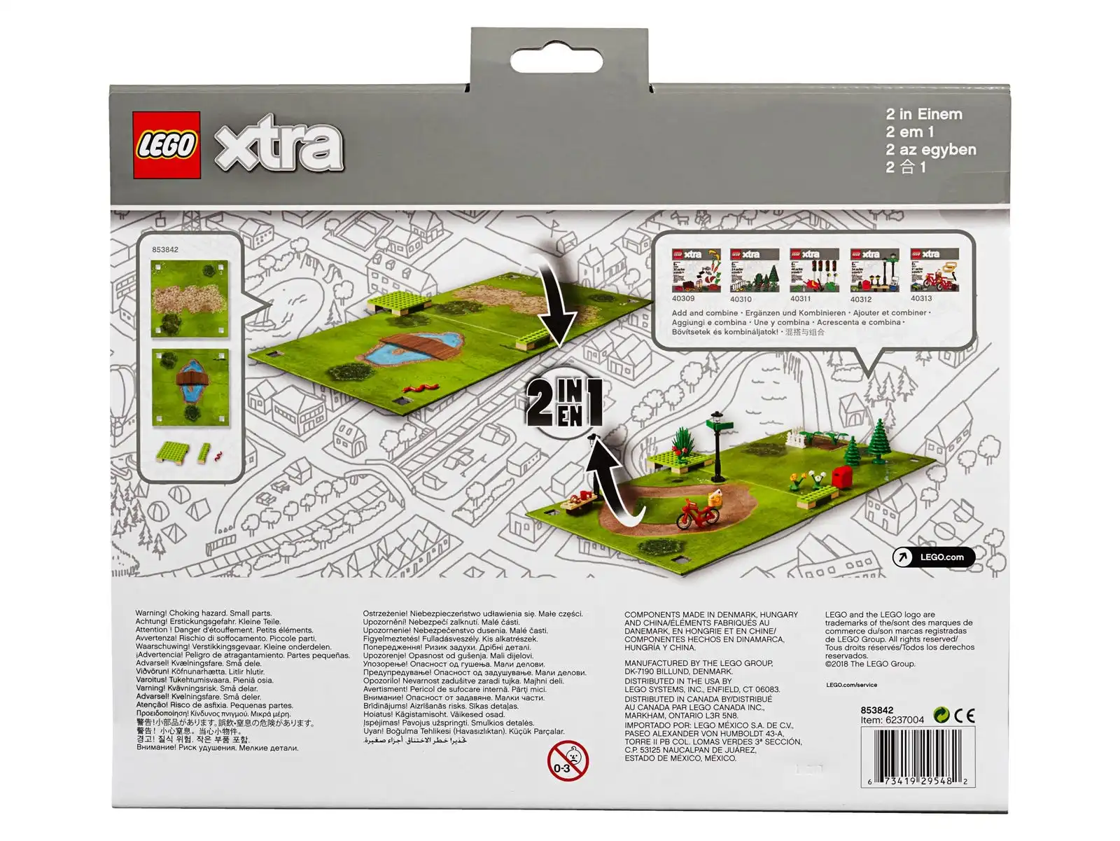 Zdjecie zestawu LEGO 853842 Xtra Parkowa plansza 1