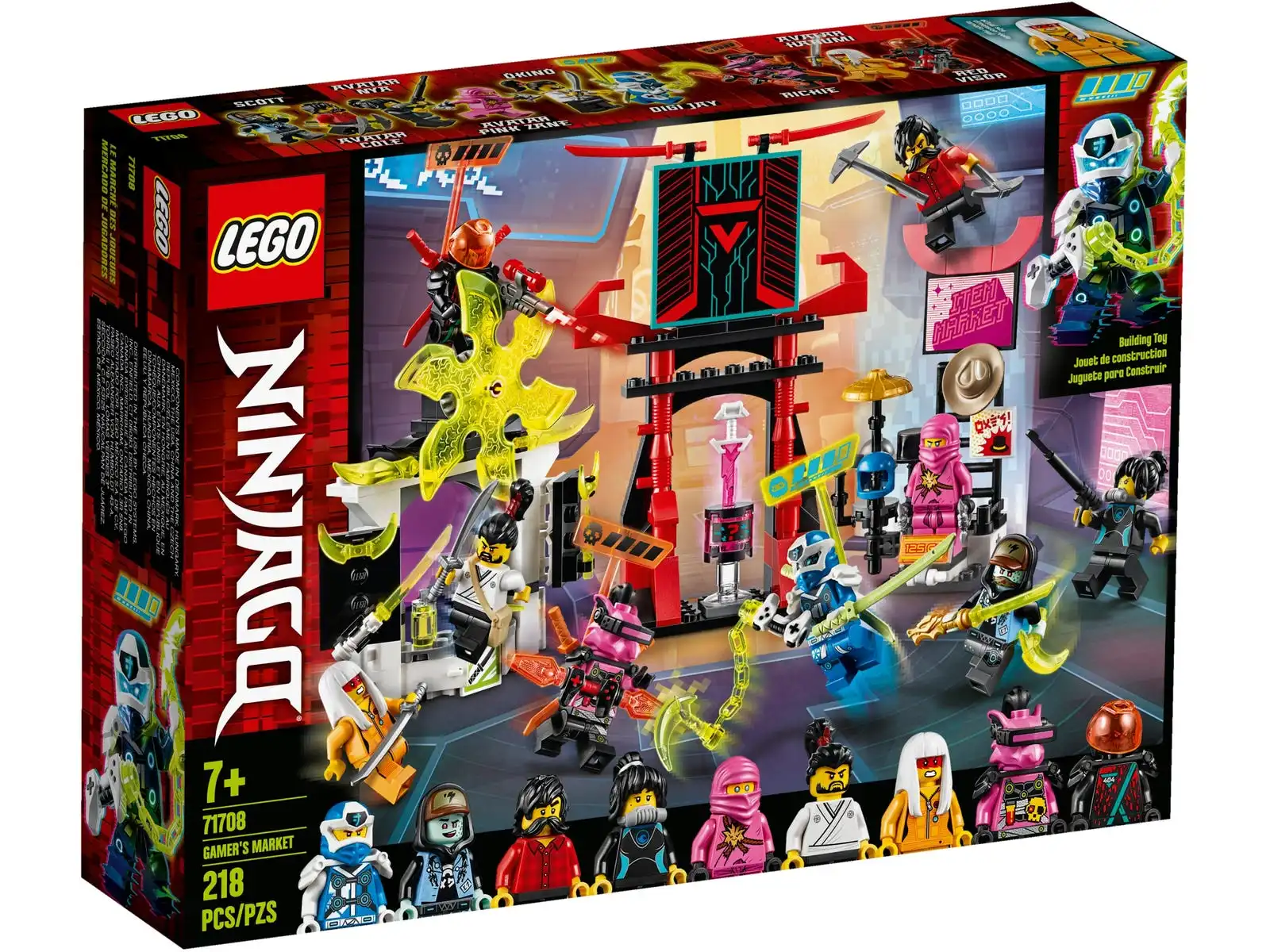 Zdjecie zestawu LEGO 71708 Ninjago Sklep dla graczy 1