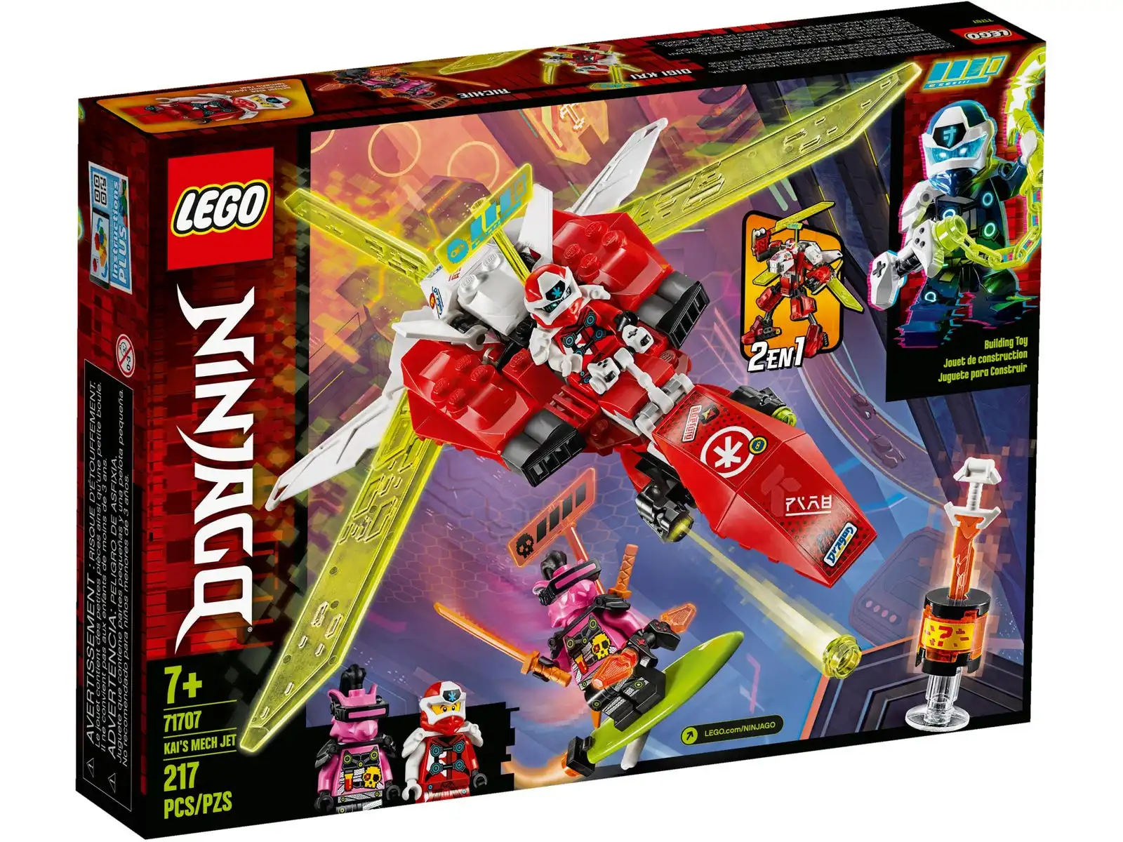 Zdjecie zestawu LEGO 71707 Ninjago Robot odrzutowiec Kaia 4