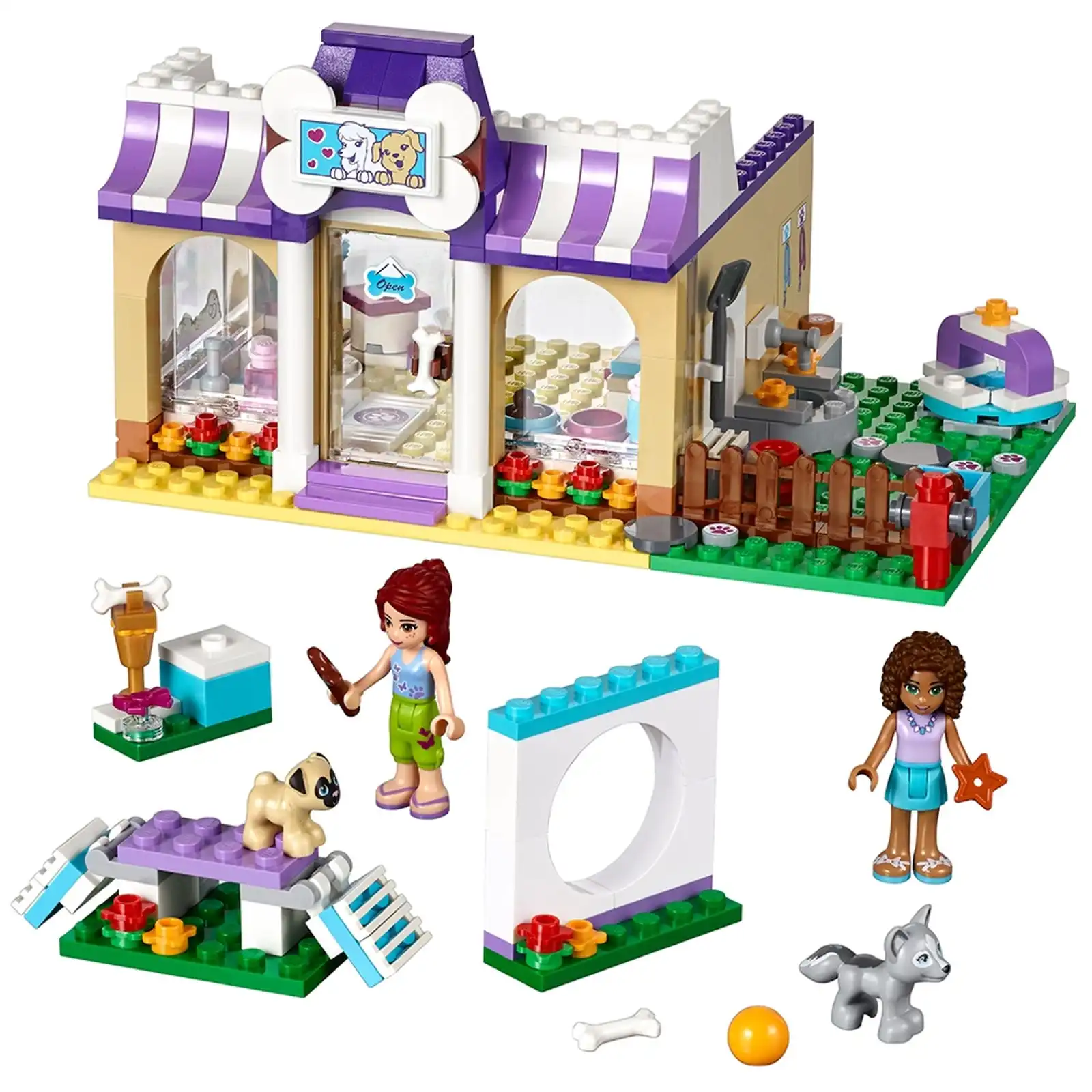 Zdjecie zestawu LEGO 41124 Friends Przedszkole dla szczeniąt w Heartlake 1