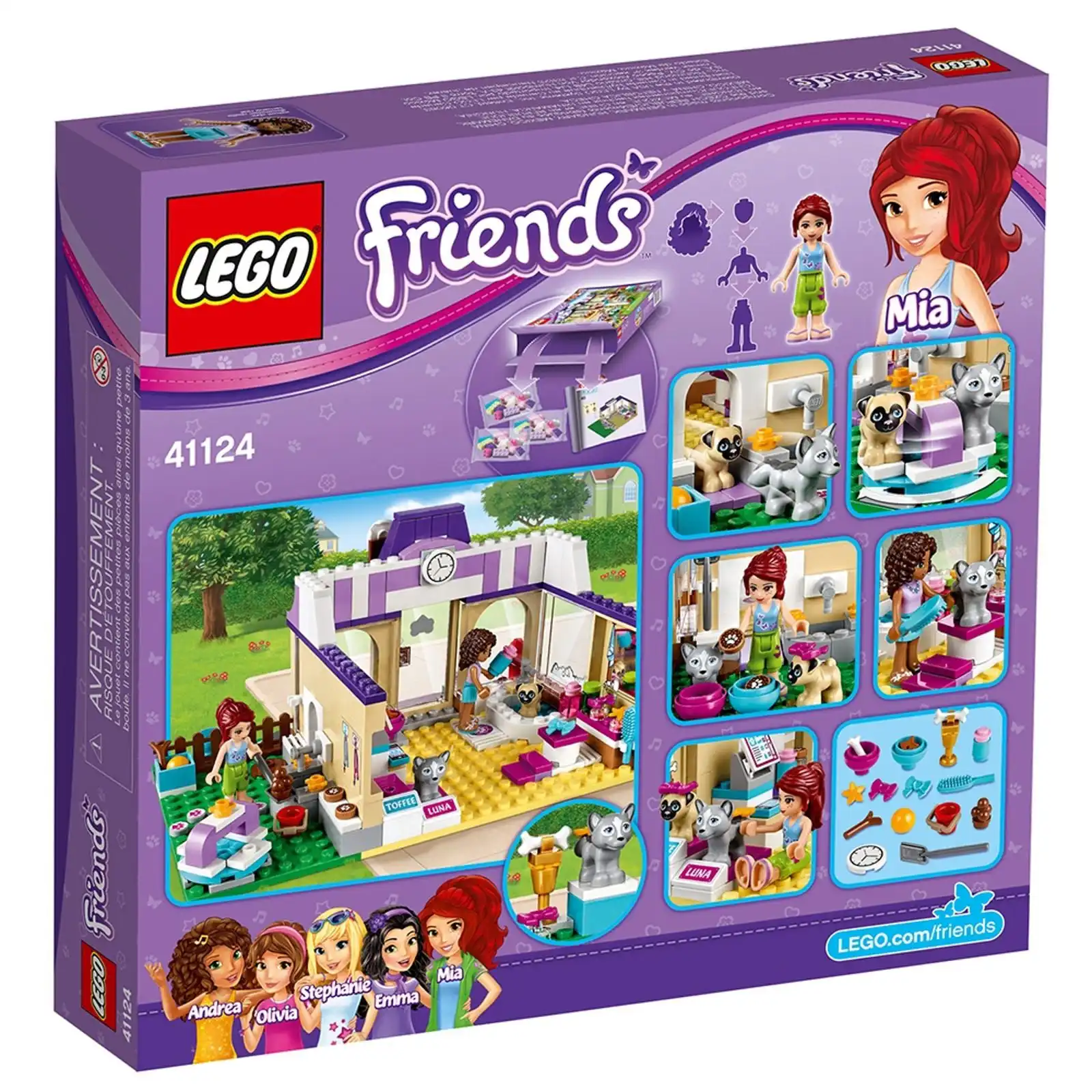 Zdjecie zestawu LEGO 41124 Friends Przedszkole dla szczeniąt w Heartlake 2