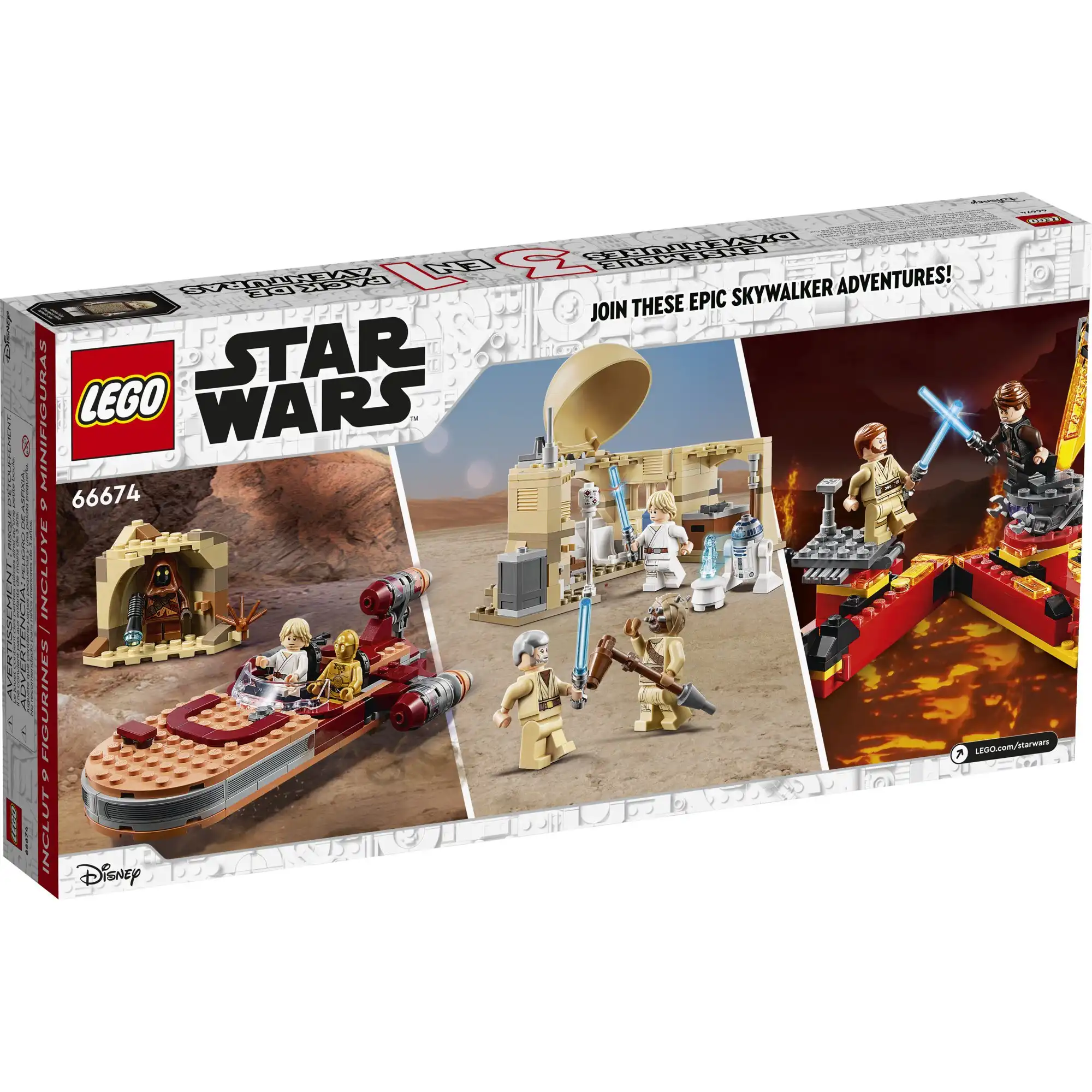 Zdjecie zestawu LEGO 66674 Star Wars Skywalker - zestaw przygodowy 2