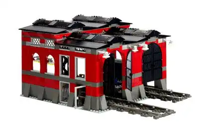 Zdjecie zestawu LEGO 10027 City Train Engine Shed 1