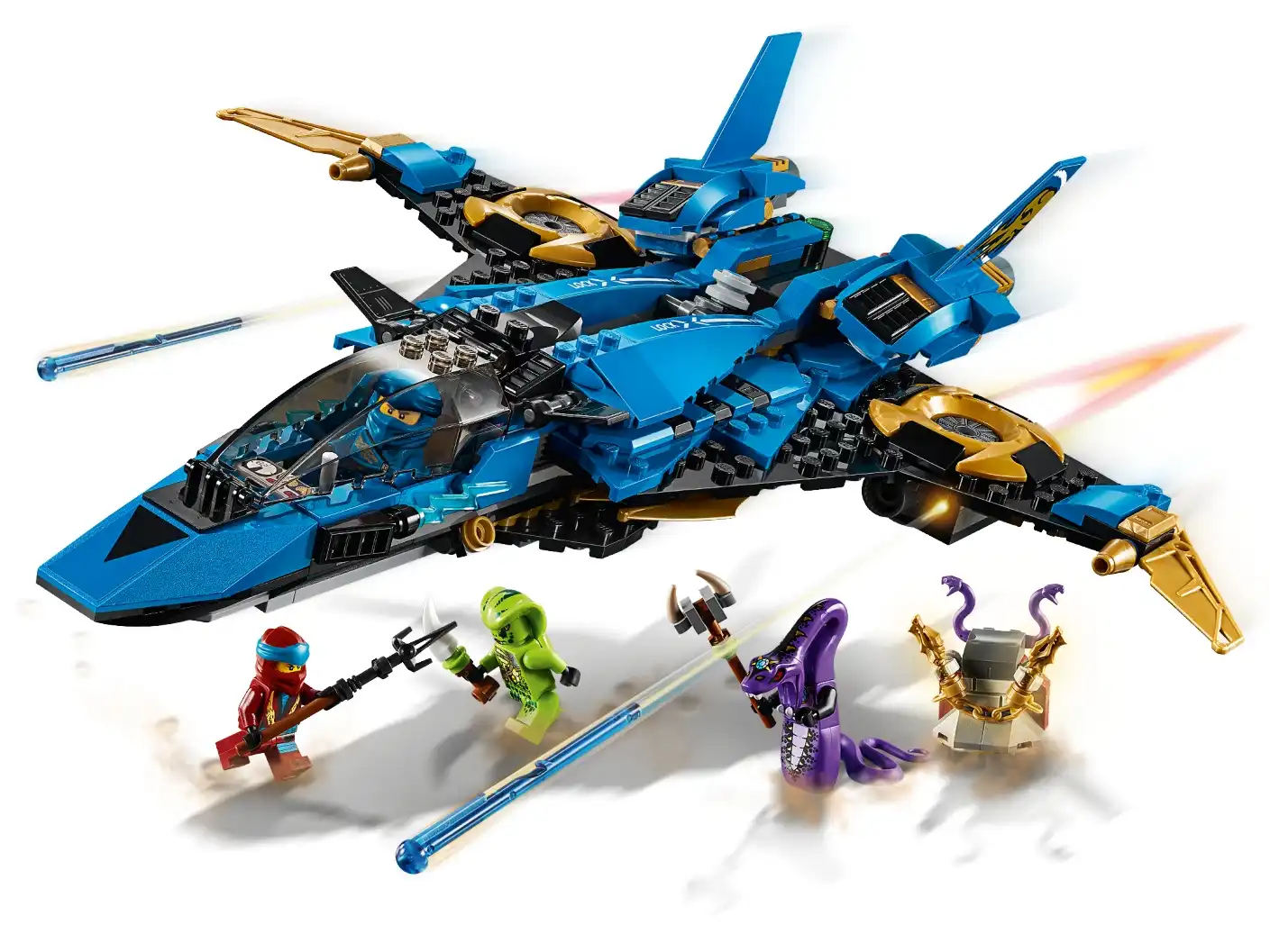 Zdjecie zestawu LEGO 70668 Ninjago Burzowy myśliwiec Jaya 2