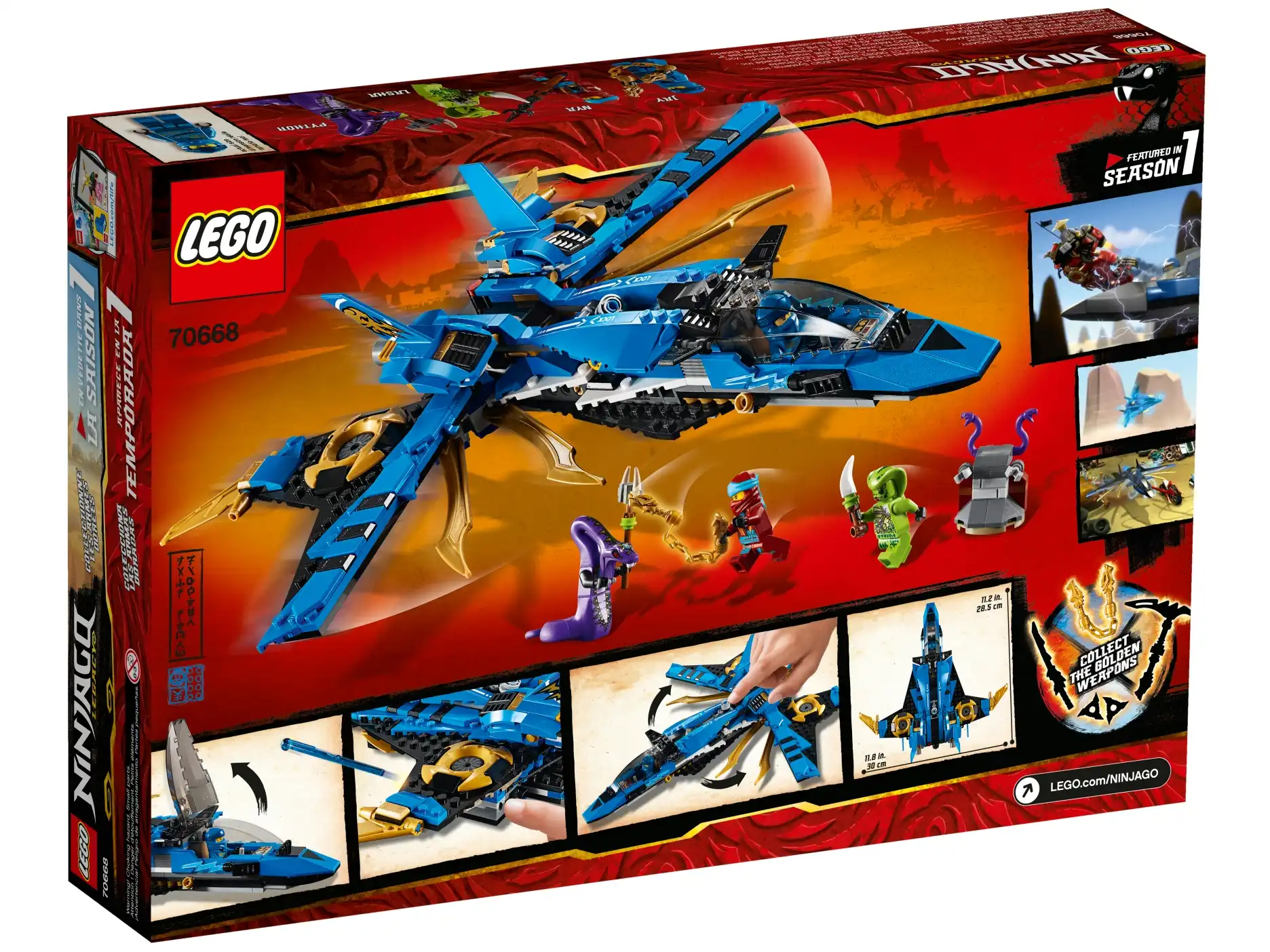 Zdjecie zestawu LEGO 70668 Ninjago Burzowy myśliwiec Jaya 4