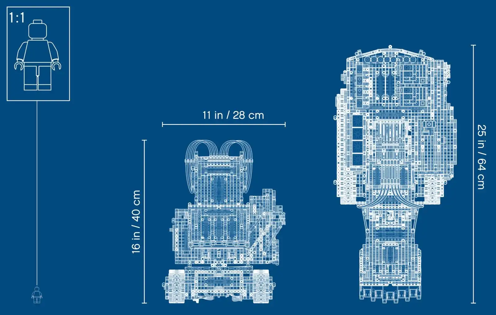 Zdjecie zestawu LEGO 42100 Technic Koparka Liebherr R 9800 1