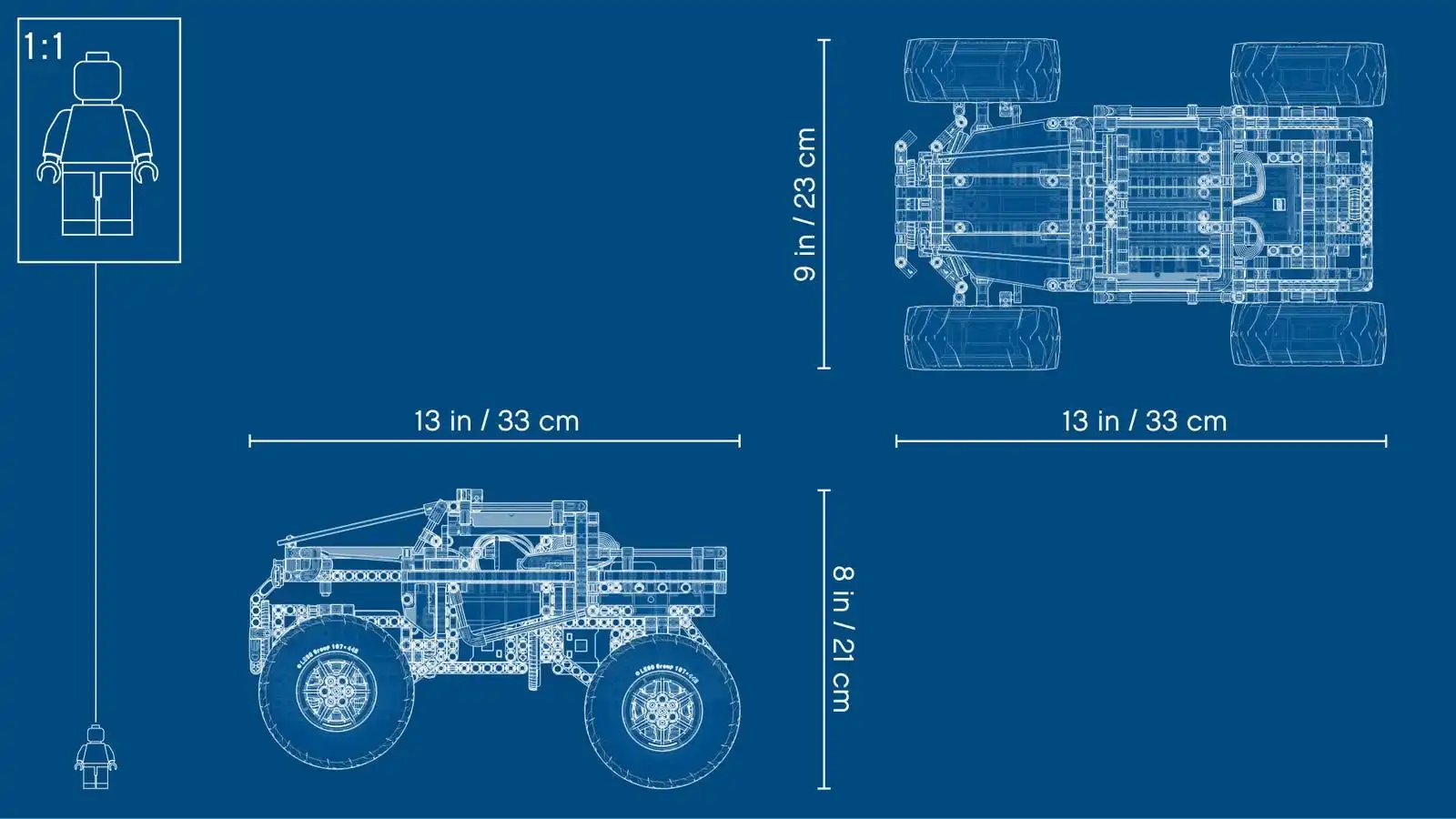 Zdjecie zestawu LEGO 42099 Technic Zdalnie sterowany pojazd terenowy 1