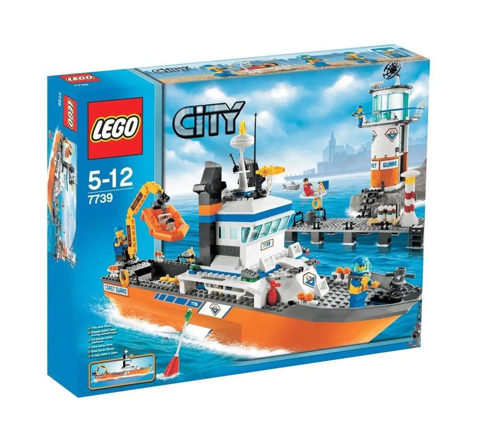 Zdjecie zestawu LEGO 7739 City Łódź Patrolowa i Wieża Straży Przybrzeżnej 1