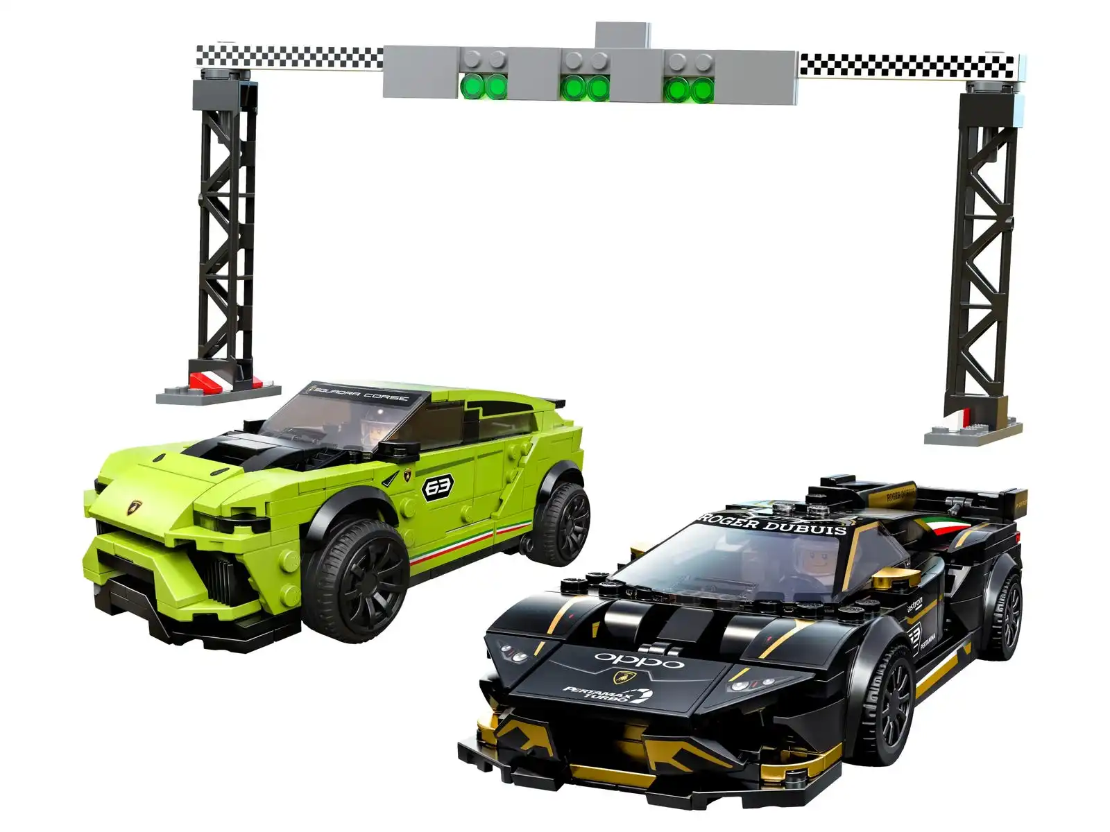 Zdjecie zestawu LEGO 76899 Speed Champions Lamborghini Urus ST-X i Lamborghini Huracán Super Trofeo EVO 2