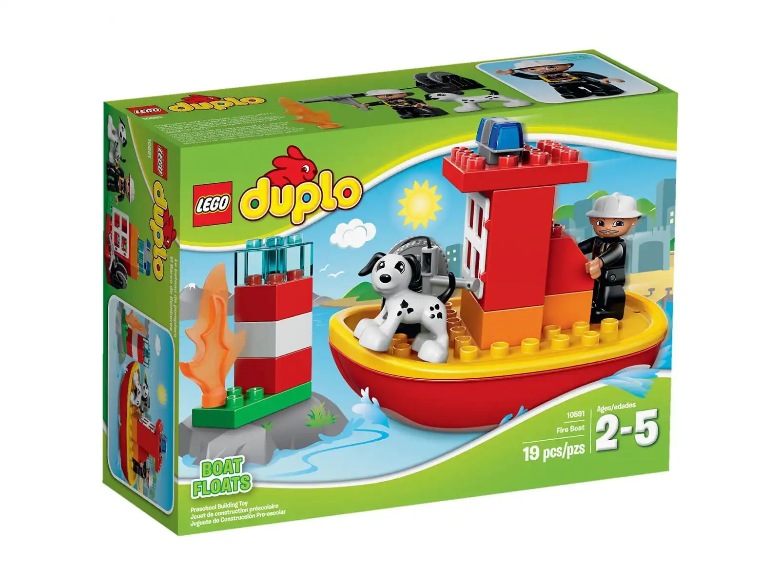 Zdjecie zestawu LEGO 10591 Duplo Łódź strażacka 1