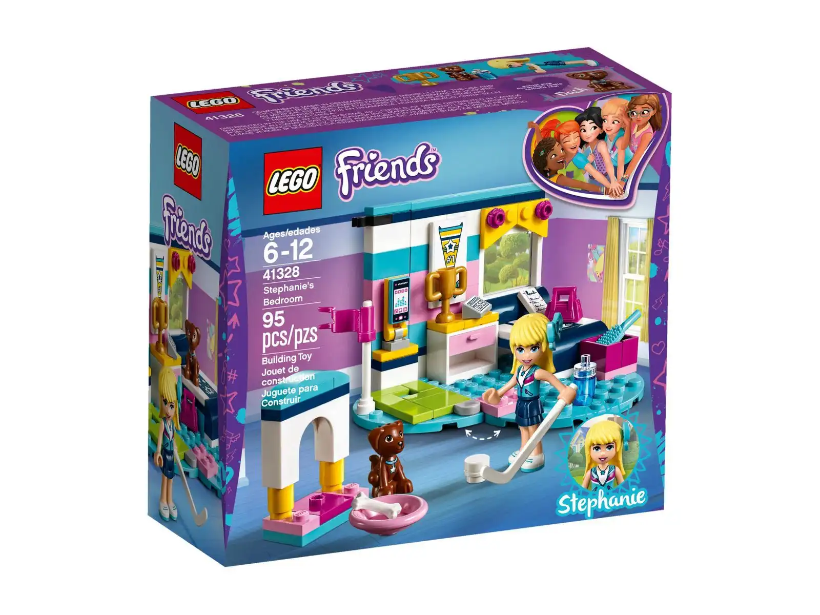 Zdjecie zestawu LEGO 41328 Friends Sypialnia Stephanie 1