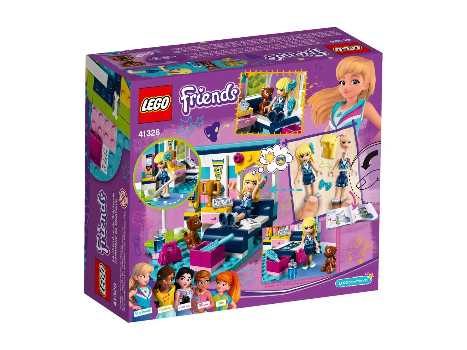 Zdjecie zestawu LEGO 41328 Friends Sypialnia Stephanie 2