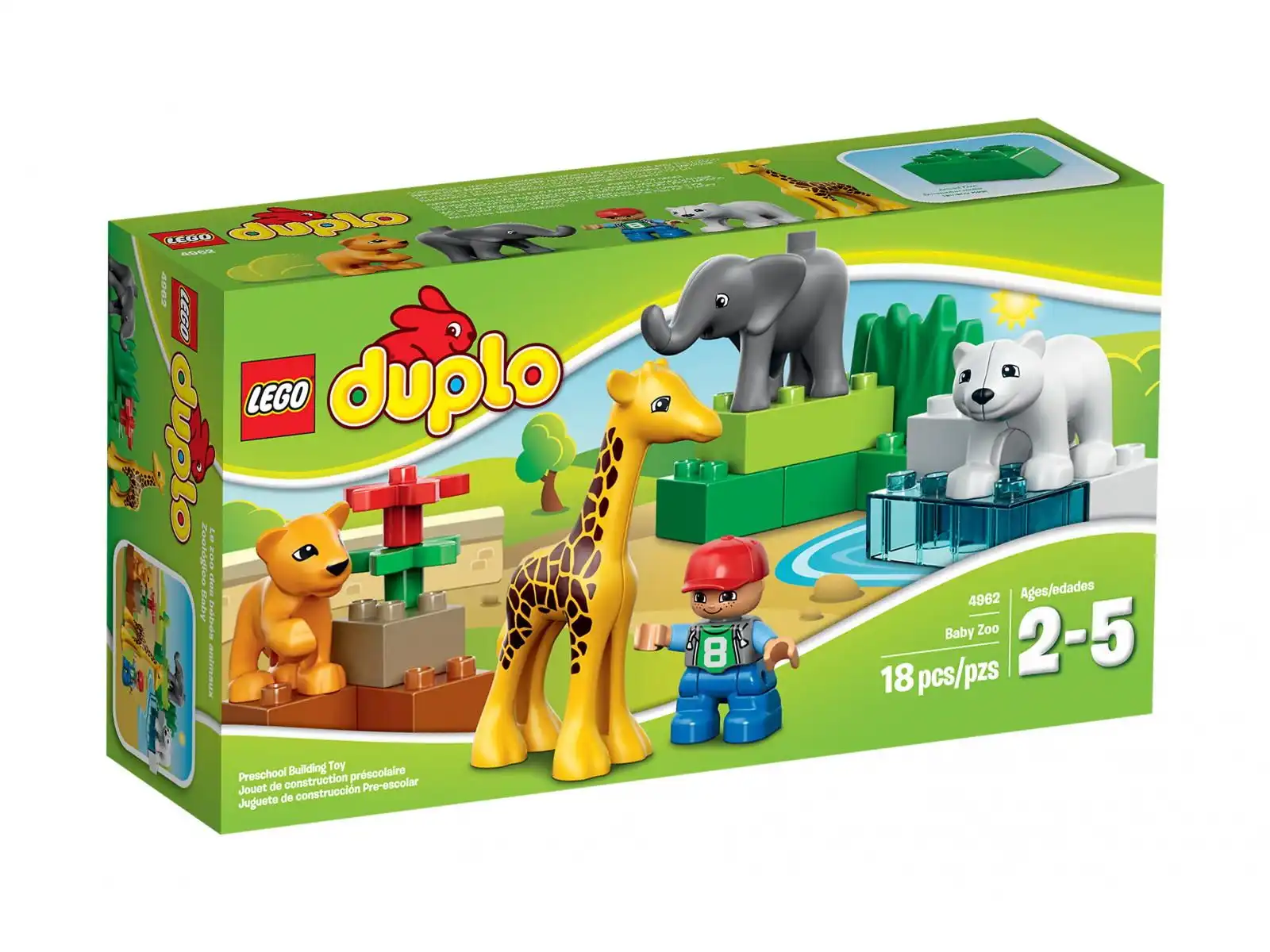 Zdjecie zestawu LEGO 4962 Duplo Małe Zoo 1