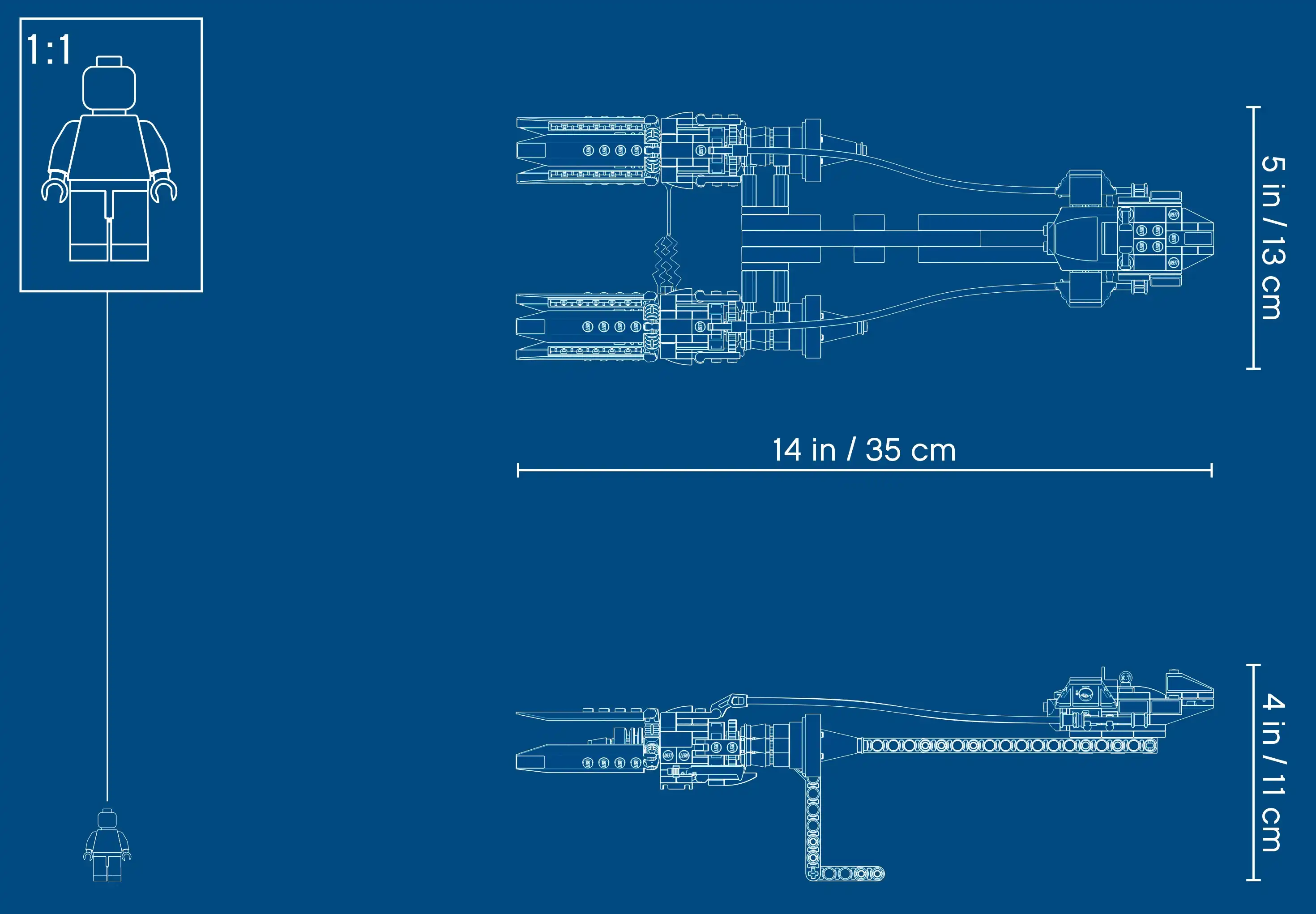 Zdjecie zestawu LEGO 75258 Star Wars Ścigacz Anakina™ - edycja rocznicowa 2