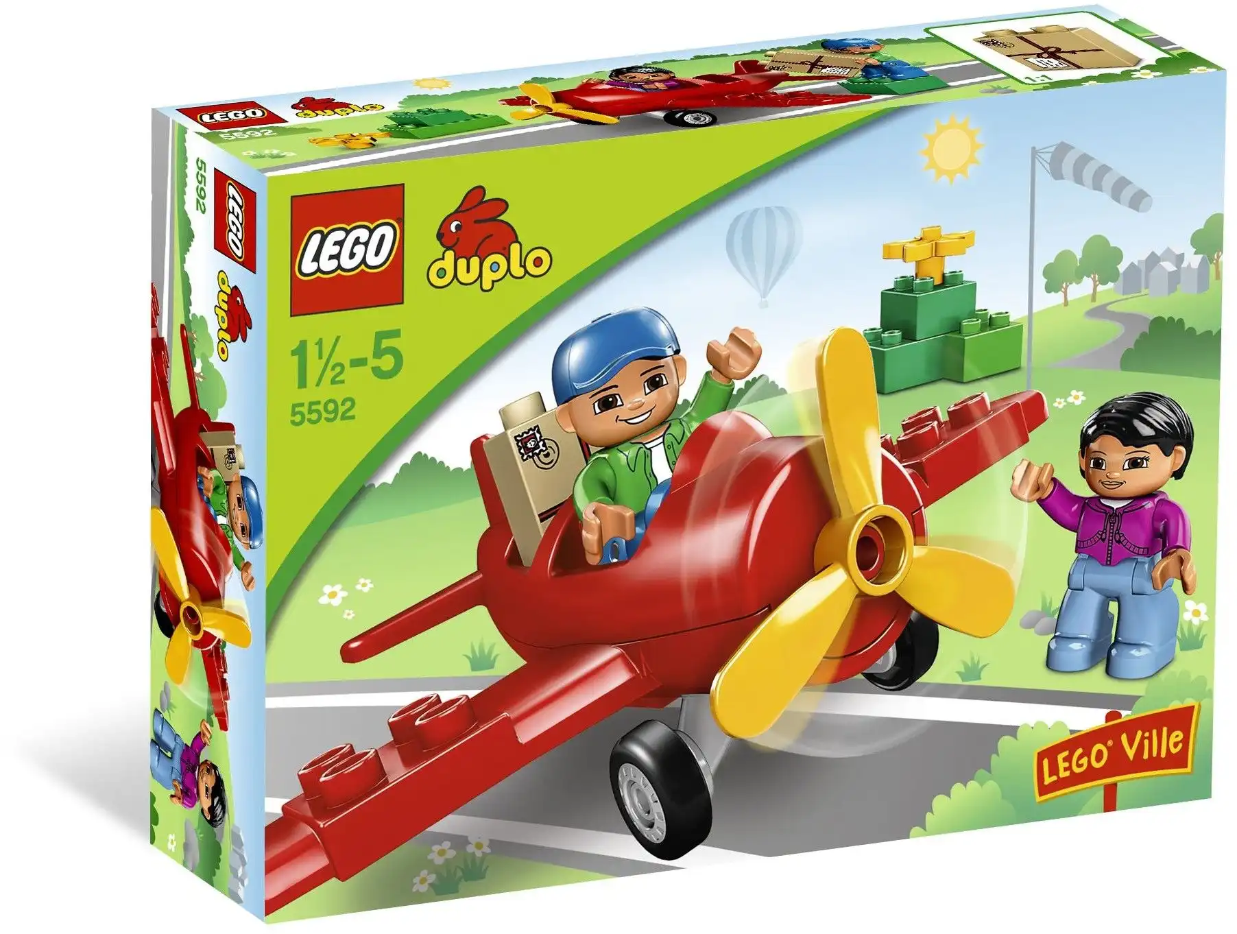 Zdjecie zestawu LEGO 5592 Duplo Pierwszy samolot 1