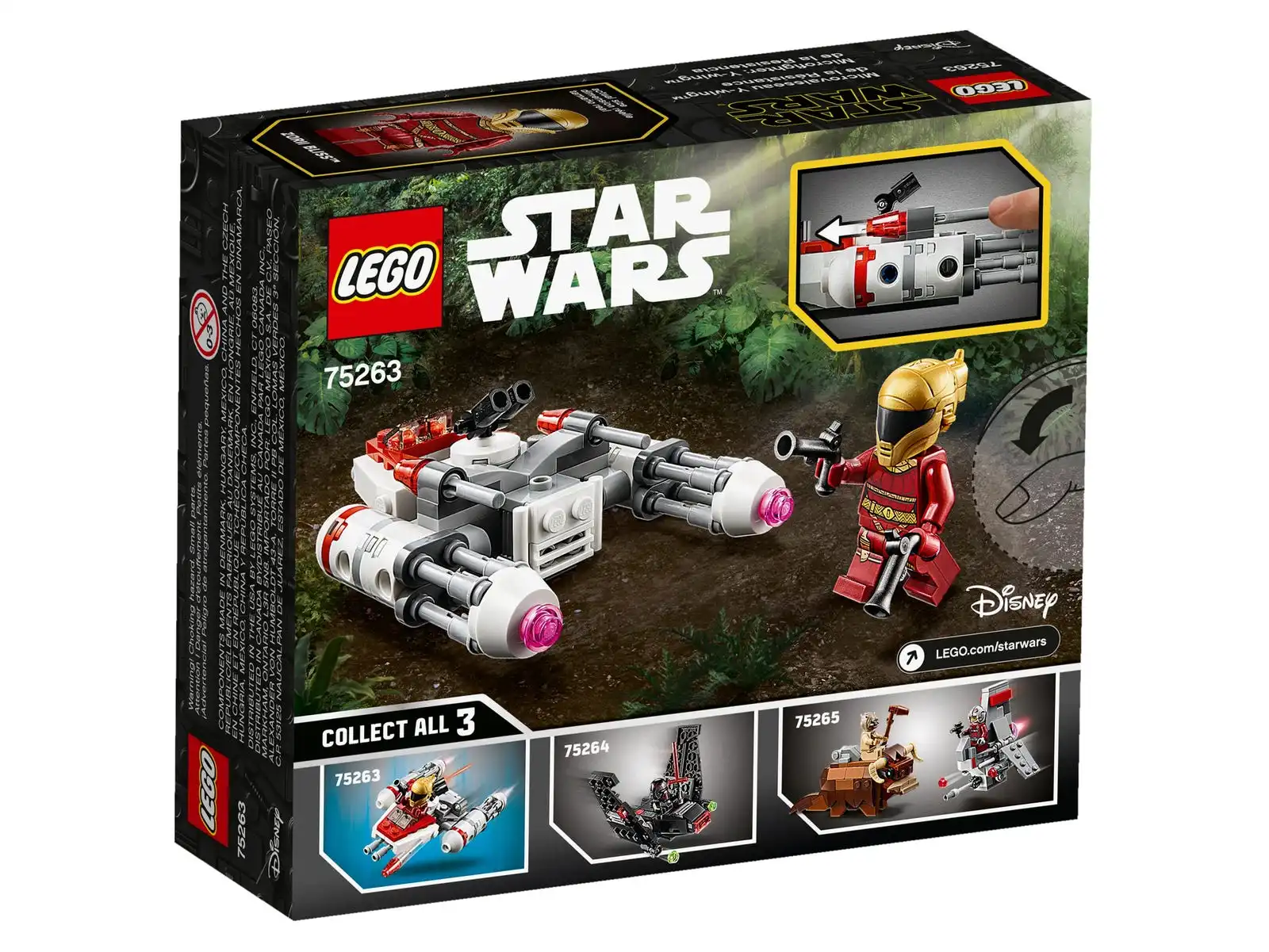 Zdjecie zestawu LEGO 75263 Star Wars Mikromyśliwiec Y-Wing™ Ruchu Oporu 4
