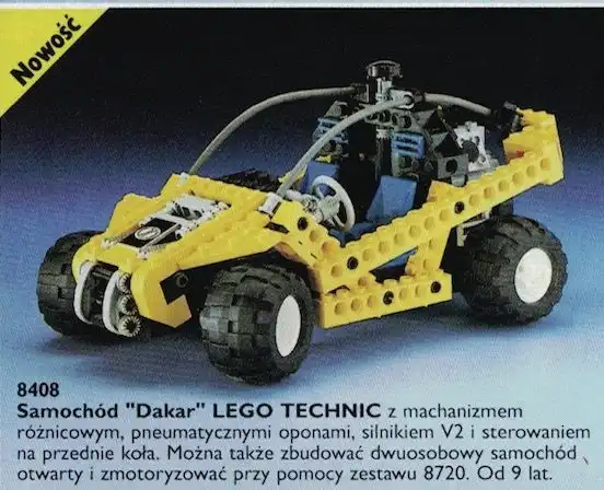 Zdjecie zestawu LEGO 8408 Technic Samochód Dakar 1