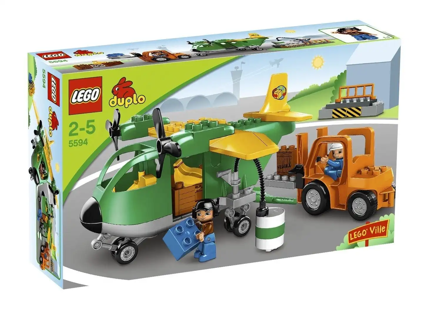 Zdjecie zestawu LEGO 5594 Duplo Samolot Transportowy 1