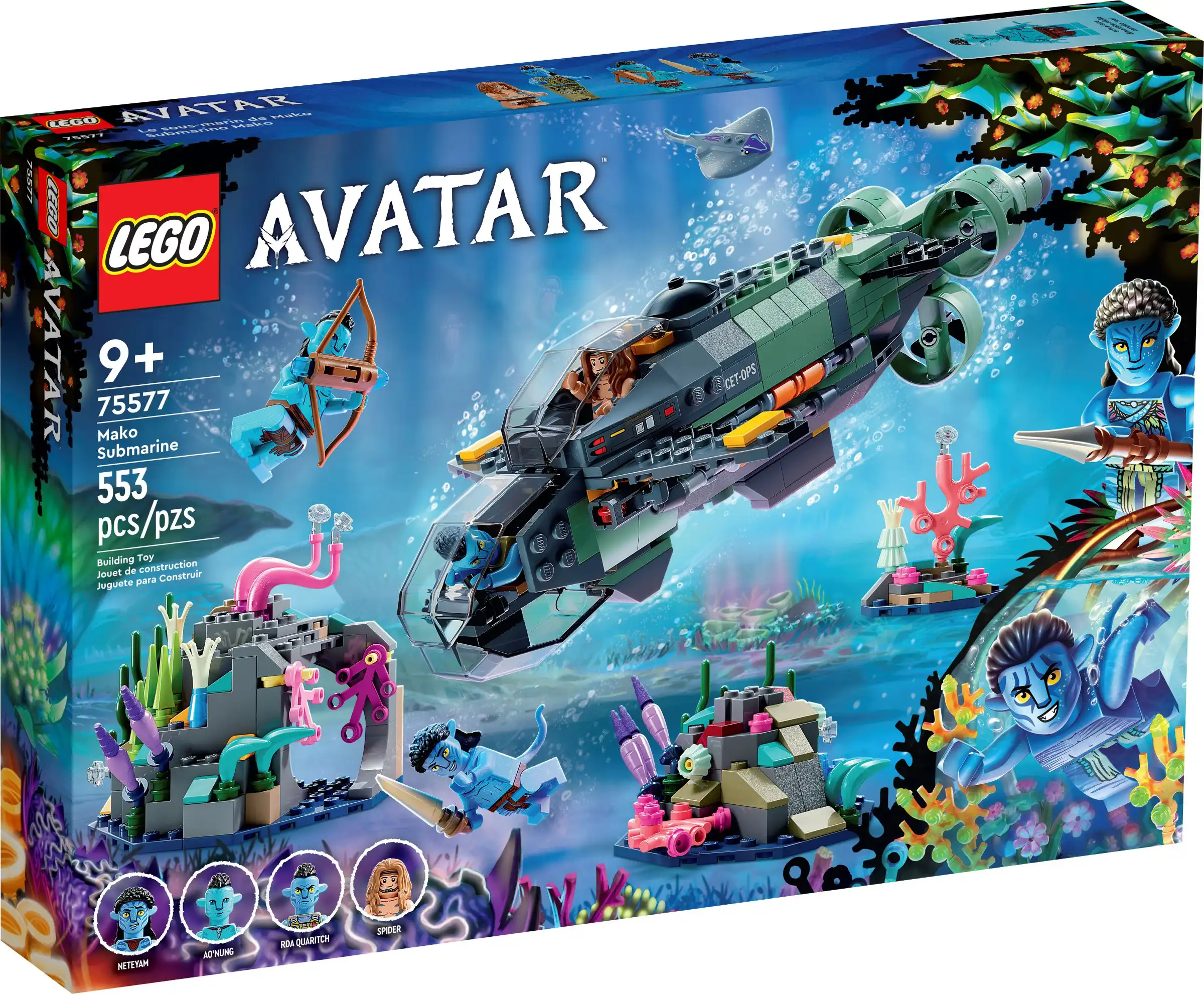 Zdjecie zestawu LEGO 75577 Avatar Łódź podwodna Mako 1