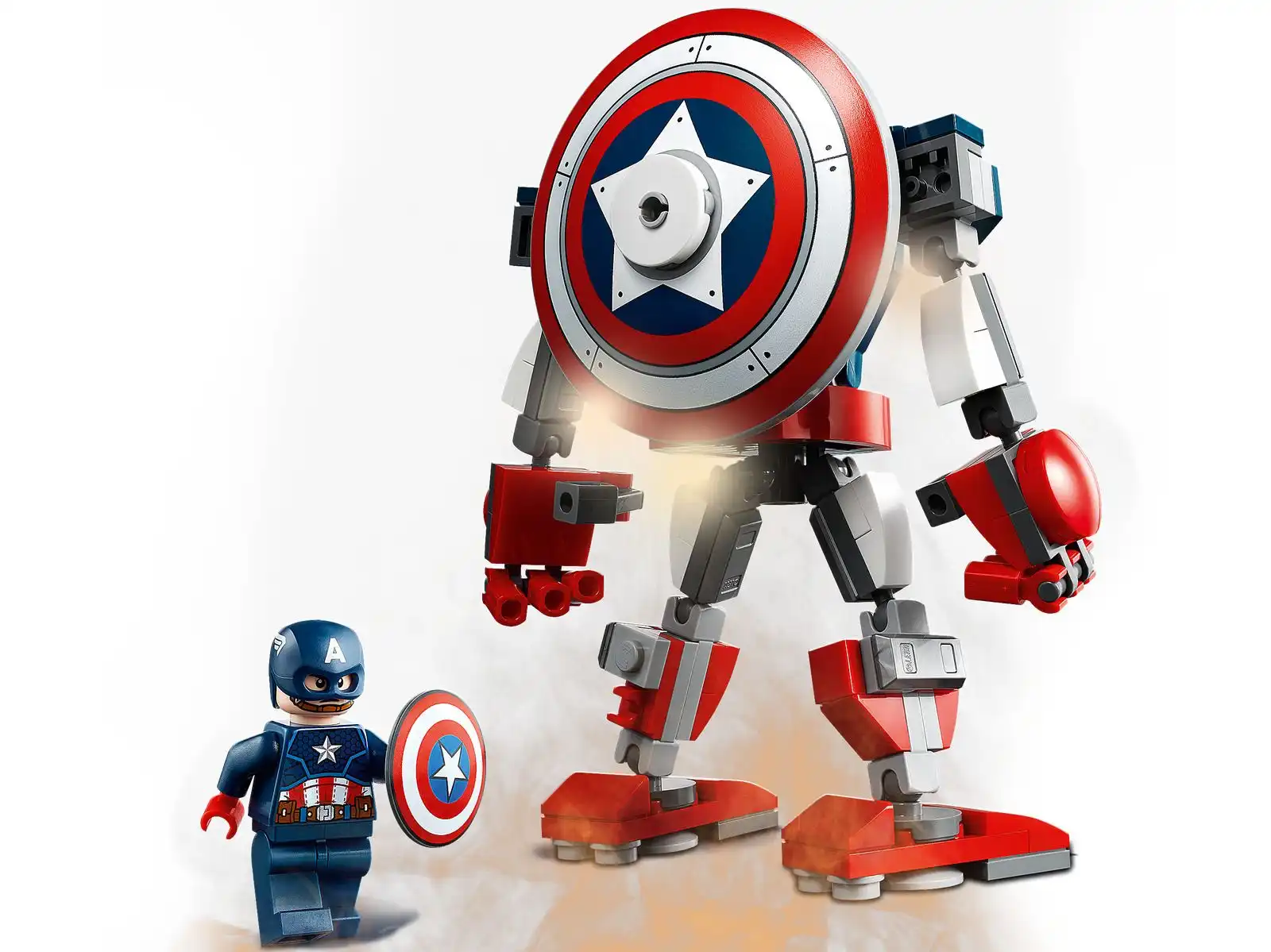 Zdjecie zestawu LEGO 76168 Marvel Opancerzony mech Kapitana Ameryki 3