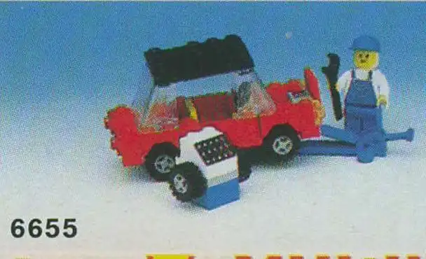 Zdjecie zestawu LEGO 6655 Town Auto & Tire Repair 1