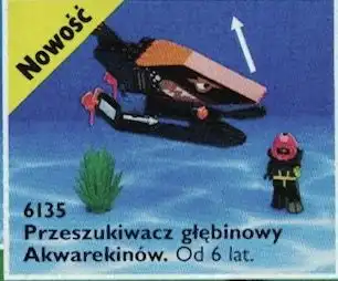 Zdjecie zestawu LEGO 6135 Aquazone Przeszukiwacz głębinowy Akwarekinów 1