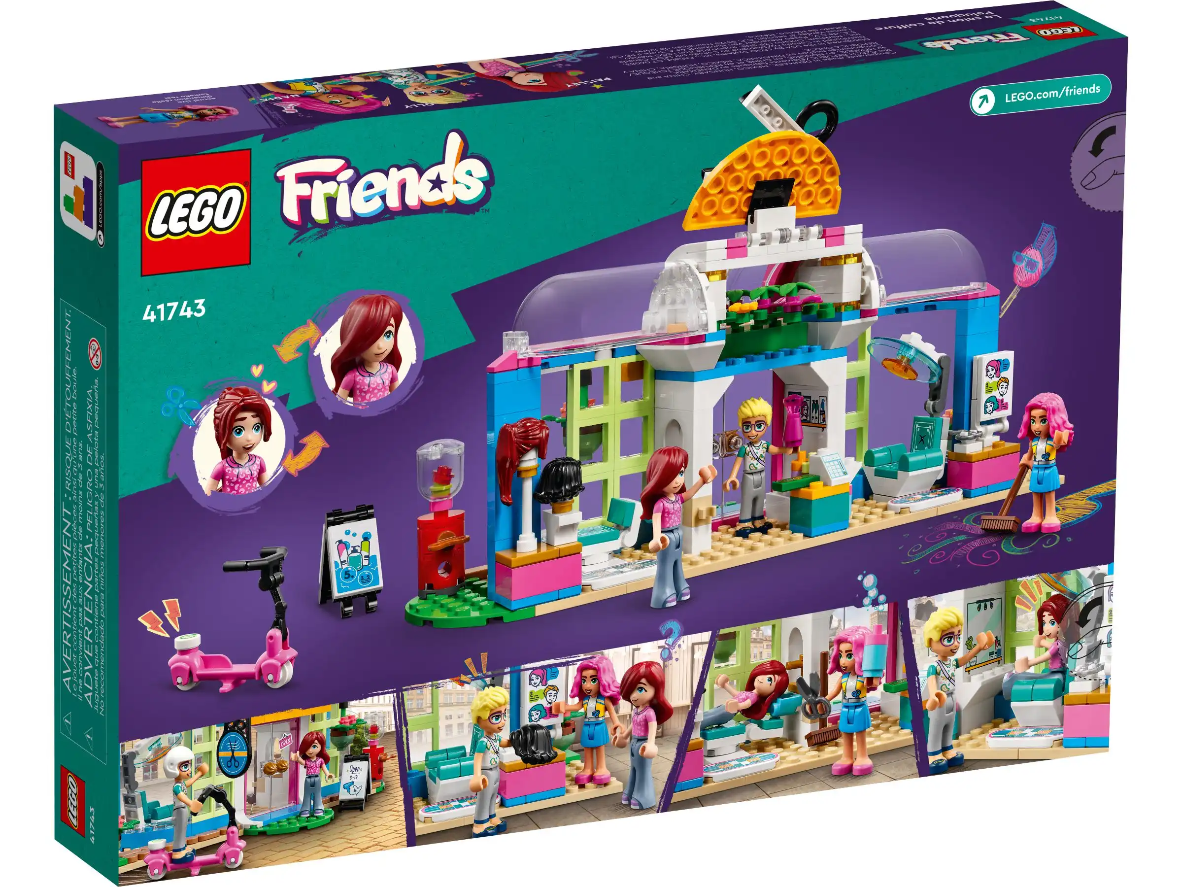 Zdjecie zestawu LEGO 41743 Friends Salon fryzjerski 4