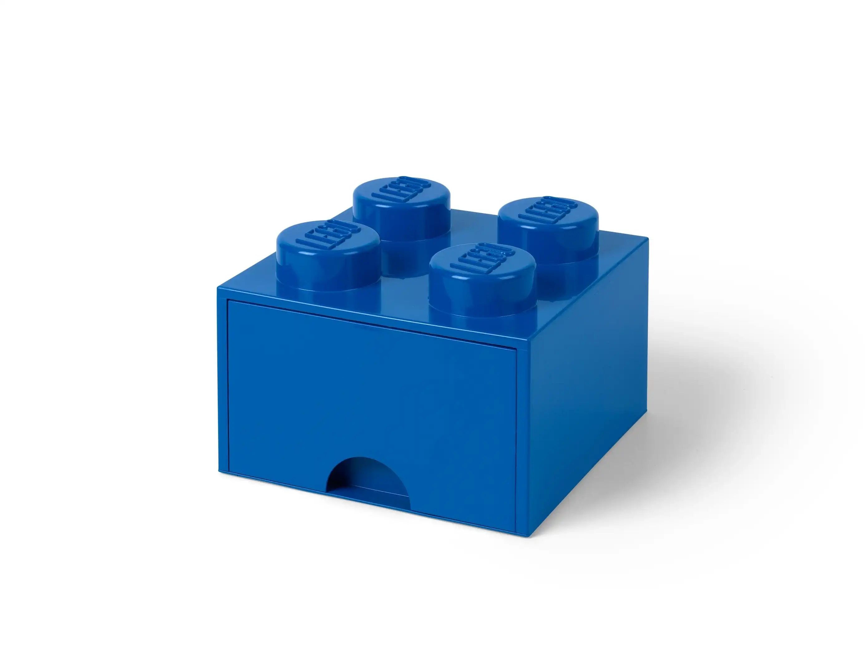 Zdjecie zestawu LEGO 5006130  Pudełko z szufladą w kształcie niebieskiego klocka z 4 wypustkami 1