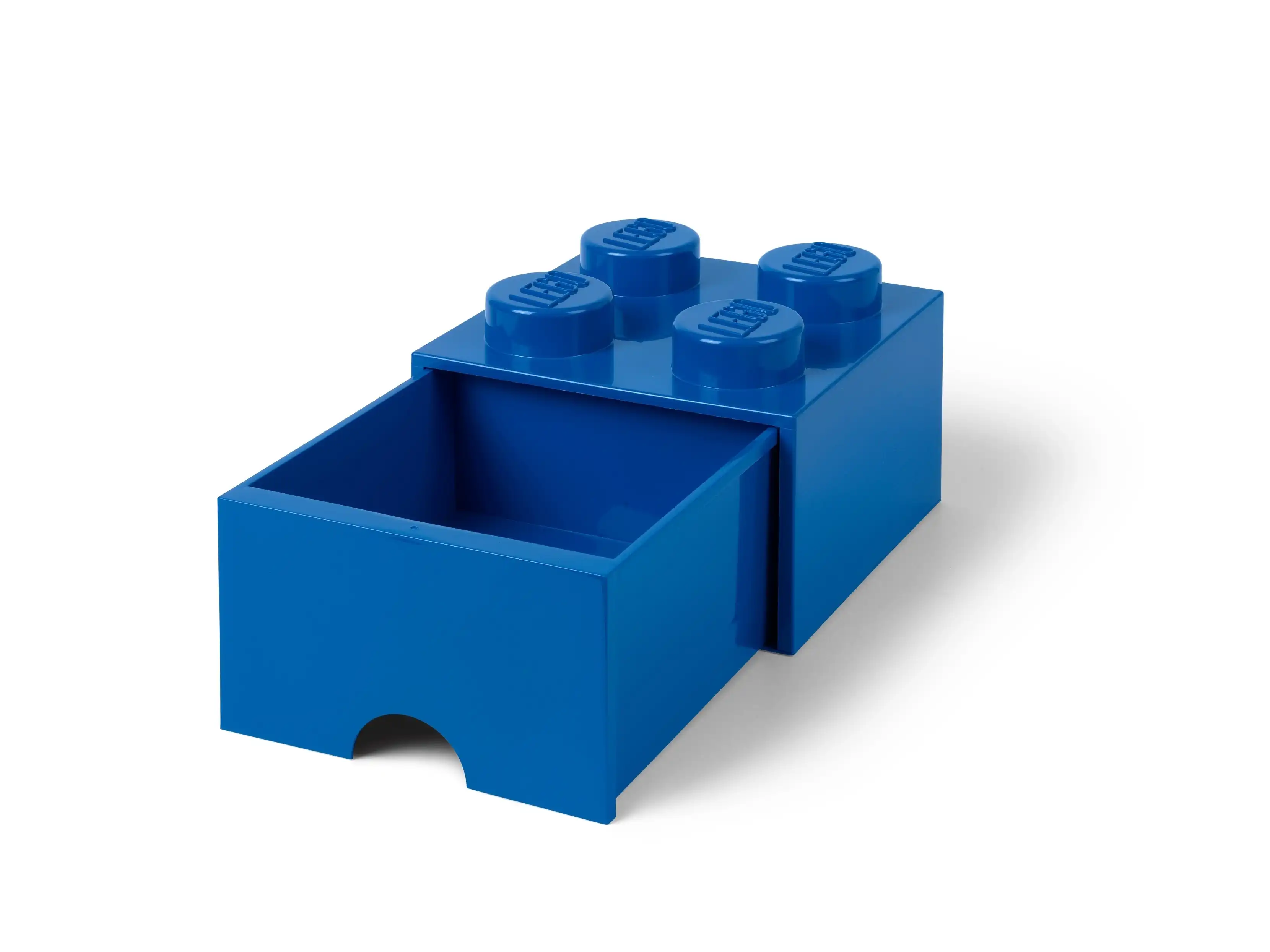 Zdjecie zestawu LEGO 5006130  Pudełko z szufladą w kształcie niebieskiego klocka z 4 wypustkami 2