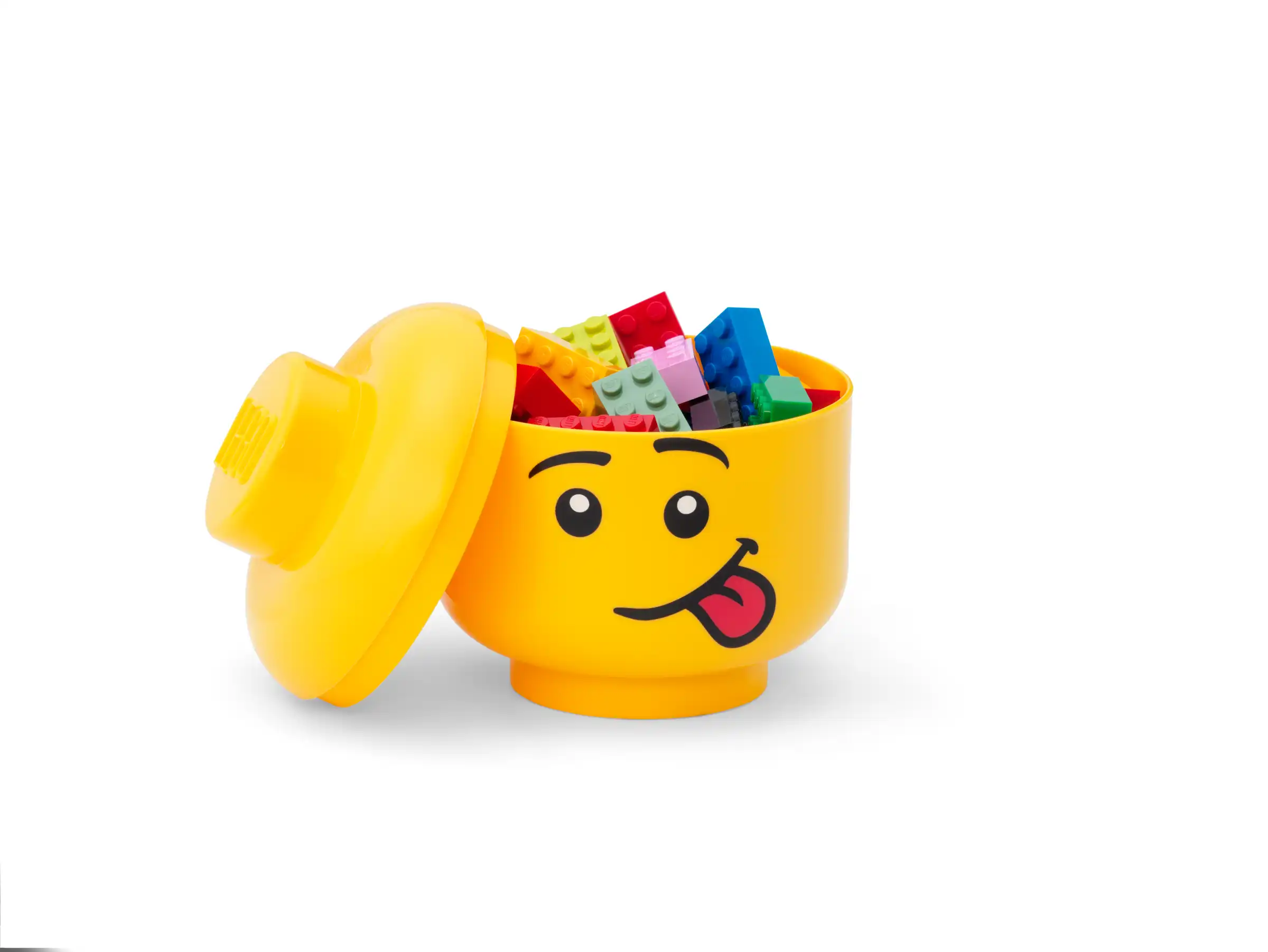 Zdjecie zestawu LEGO 5006210  Miniaturowy pojemnik w kształcie głowy śmiesznej minifigurki LEGO® 2