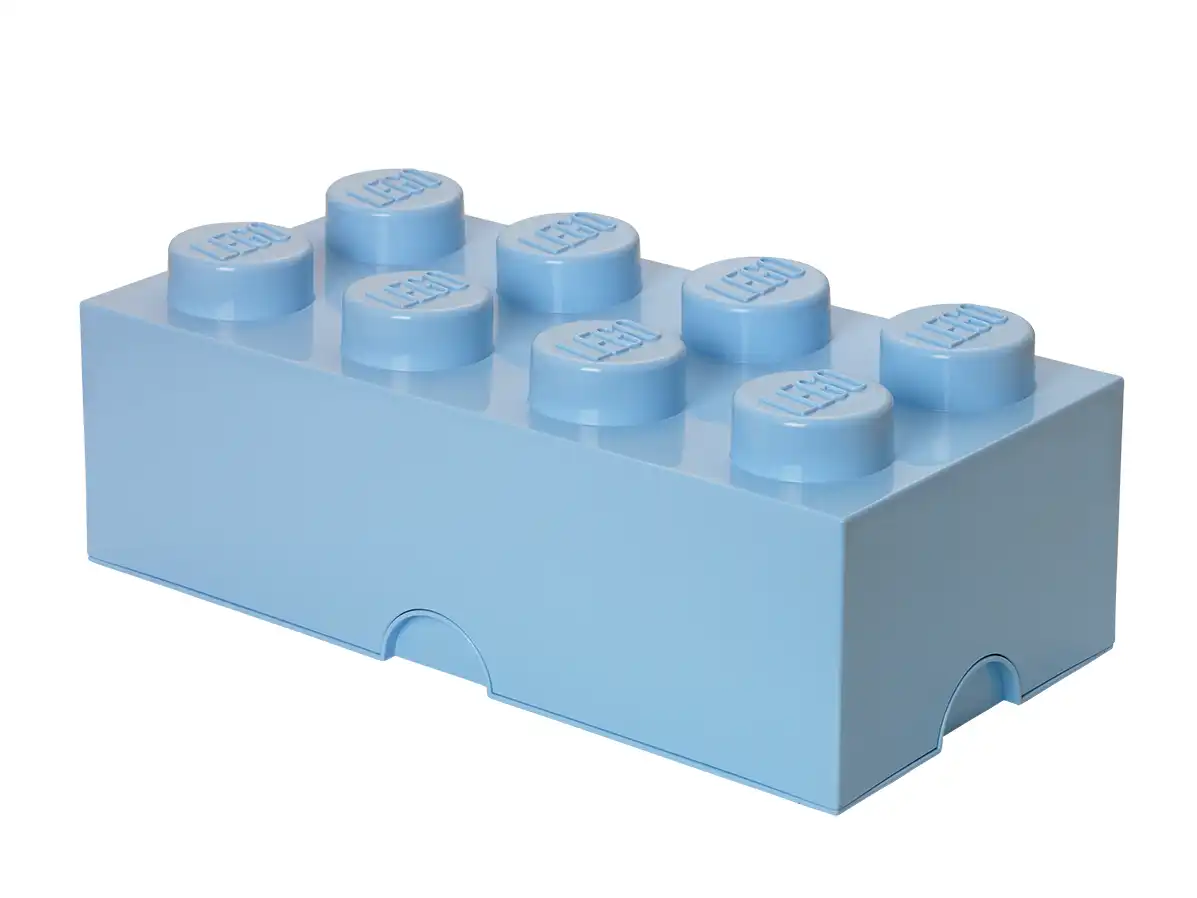 Zdjecie zestawu LEGO 5006918  Jasnoniebieskie pudełko z 8 wypustkami 1