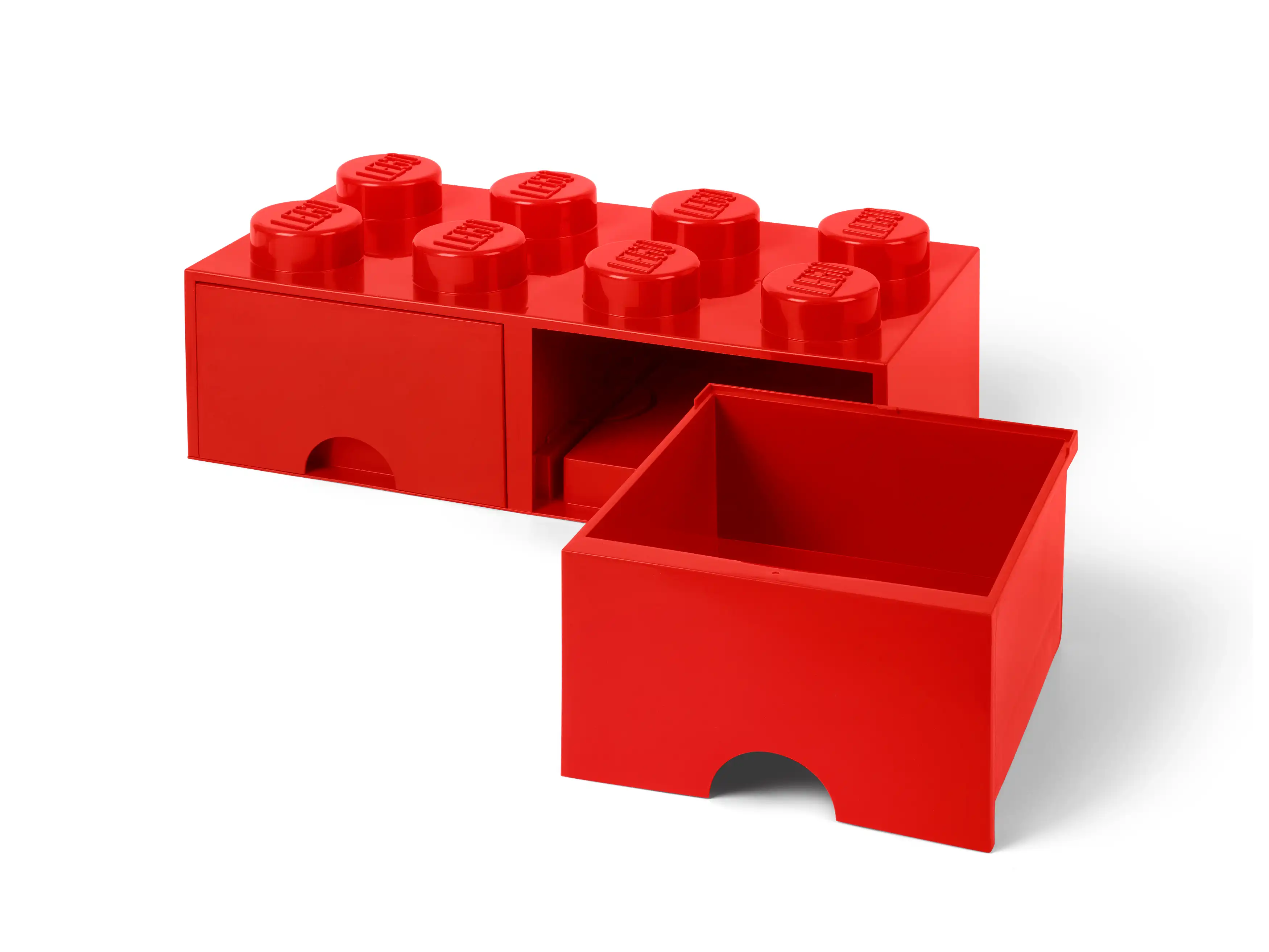 Zdjecie zestawu LEGO 5006131  Pudełko z szufladami w kształcie czerwonego klocka LEGO® z 8 wypustkami 1