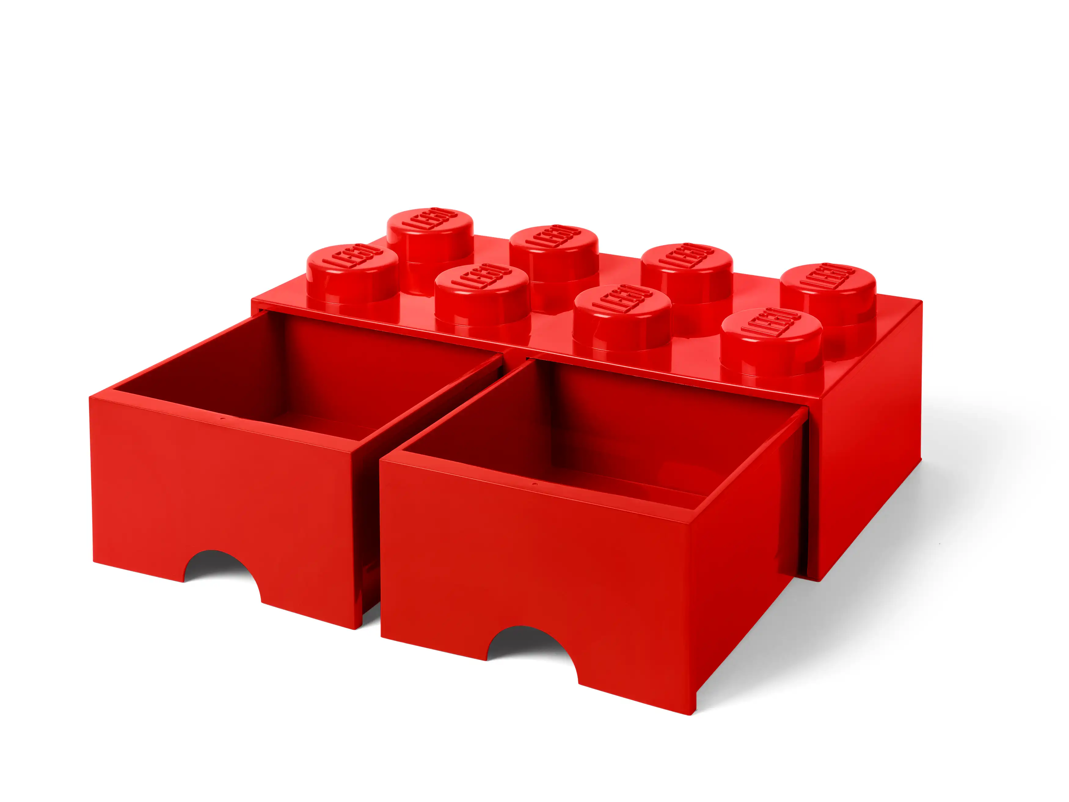 Zdjecie zestawu LEGO 5006131  Pudełko z szufladami w kształcie czerwonego klocka LEGO® z 8 wypustkami 2