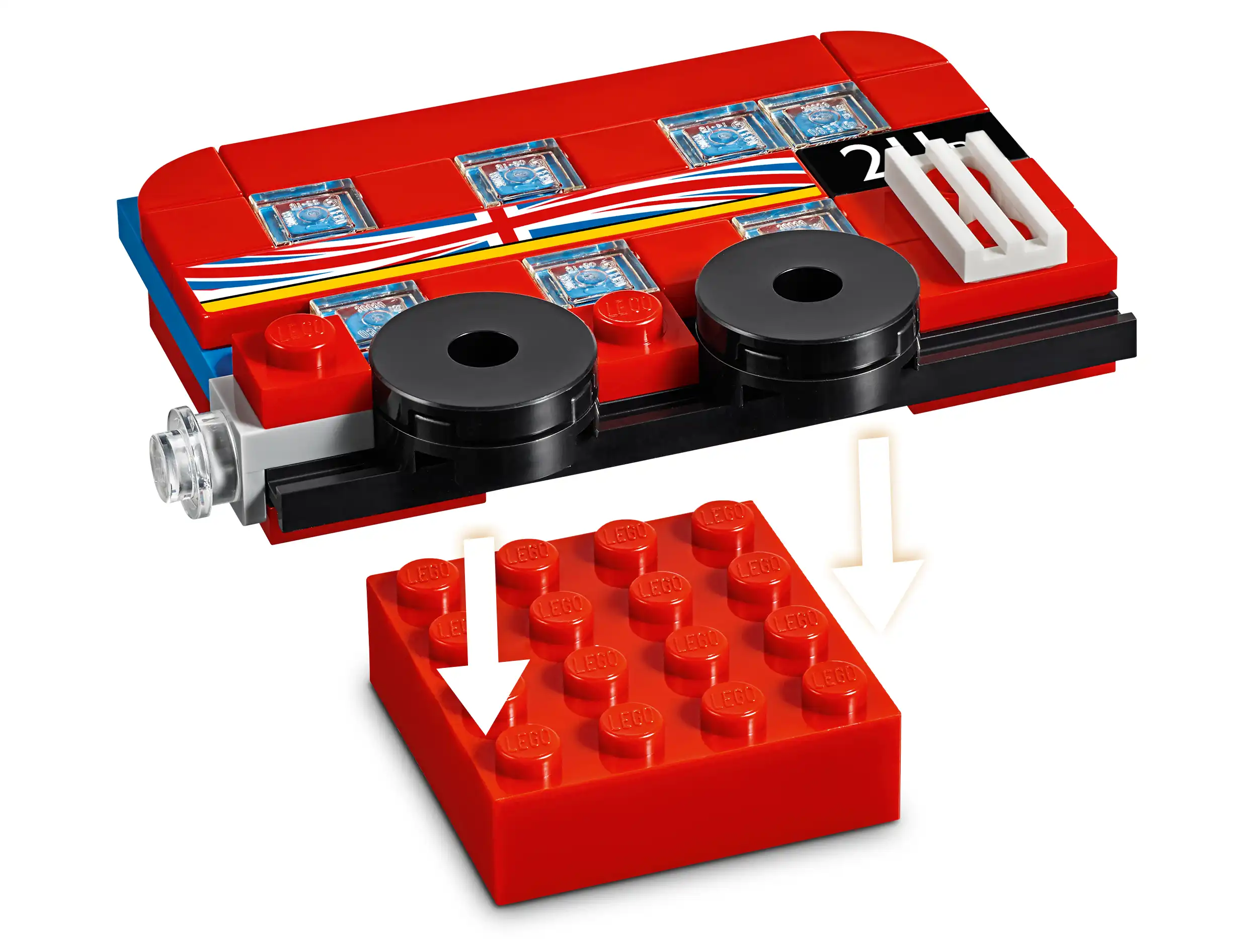 Zdjecie zestawu LEGO 853914  Magnes z londyńskim autobusem 3