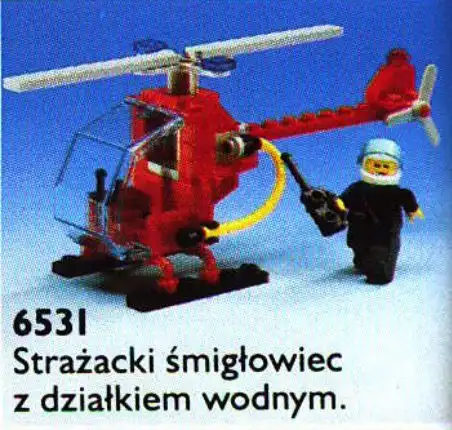 Zdjecie zestawu LEGO 6531 Town Strażacki śmigłowiec z działkiem wodnym 1