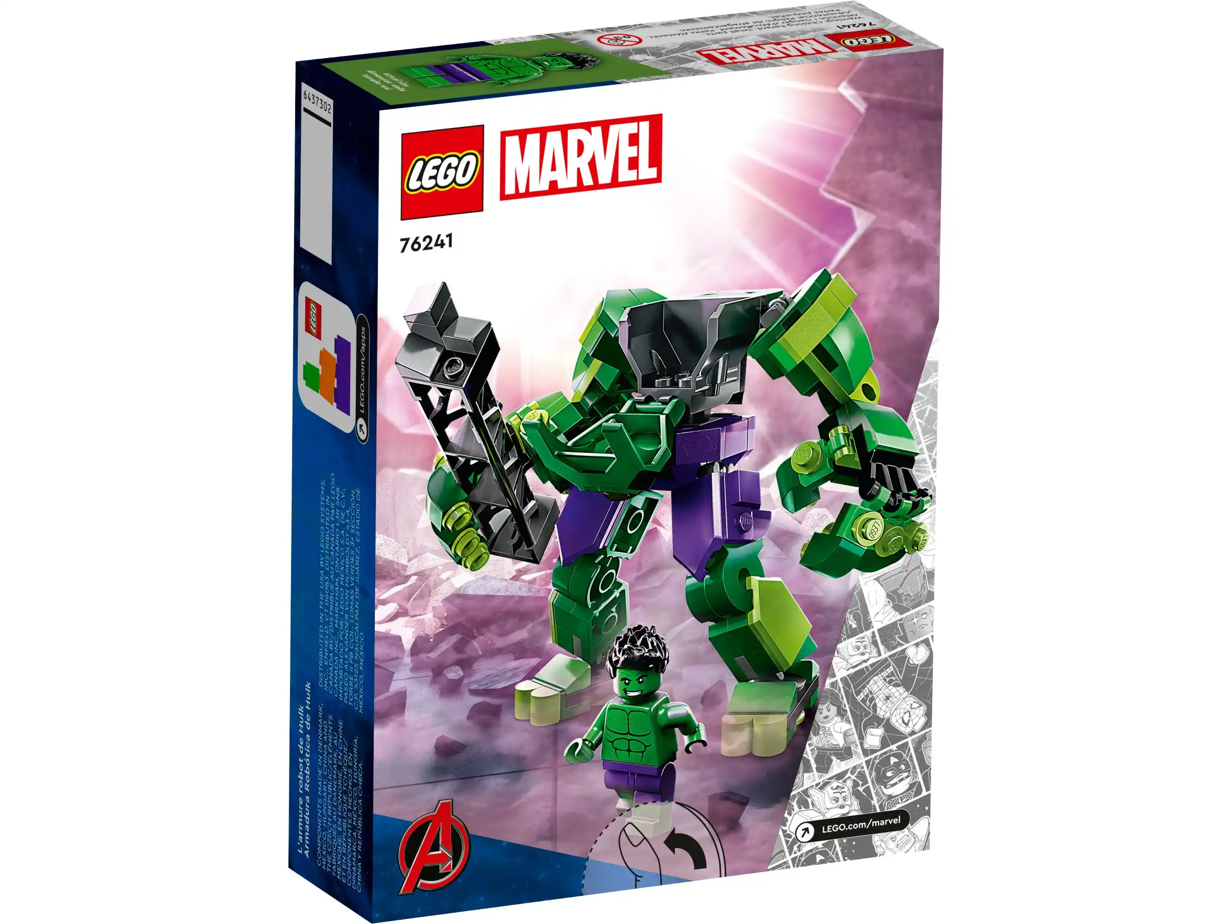 Zdjecie zestawu LEGO 76241 Marvel Mechaniczna zbroja Hulka 2