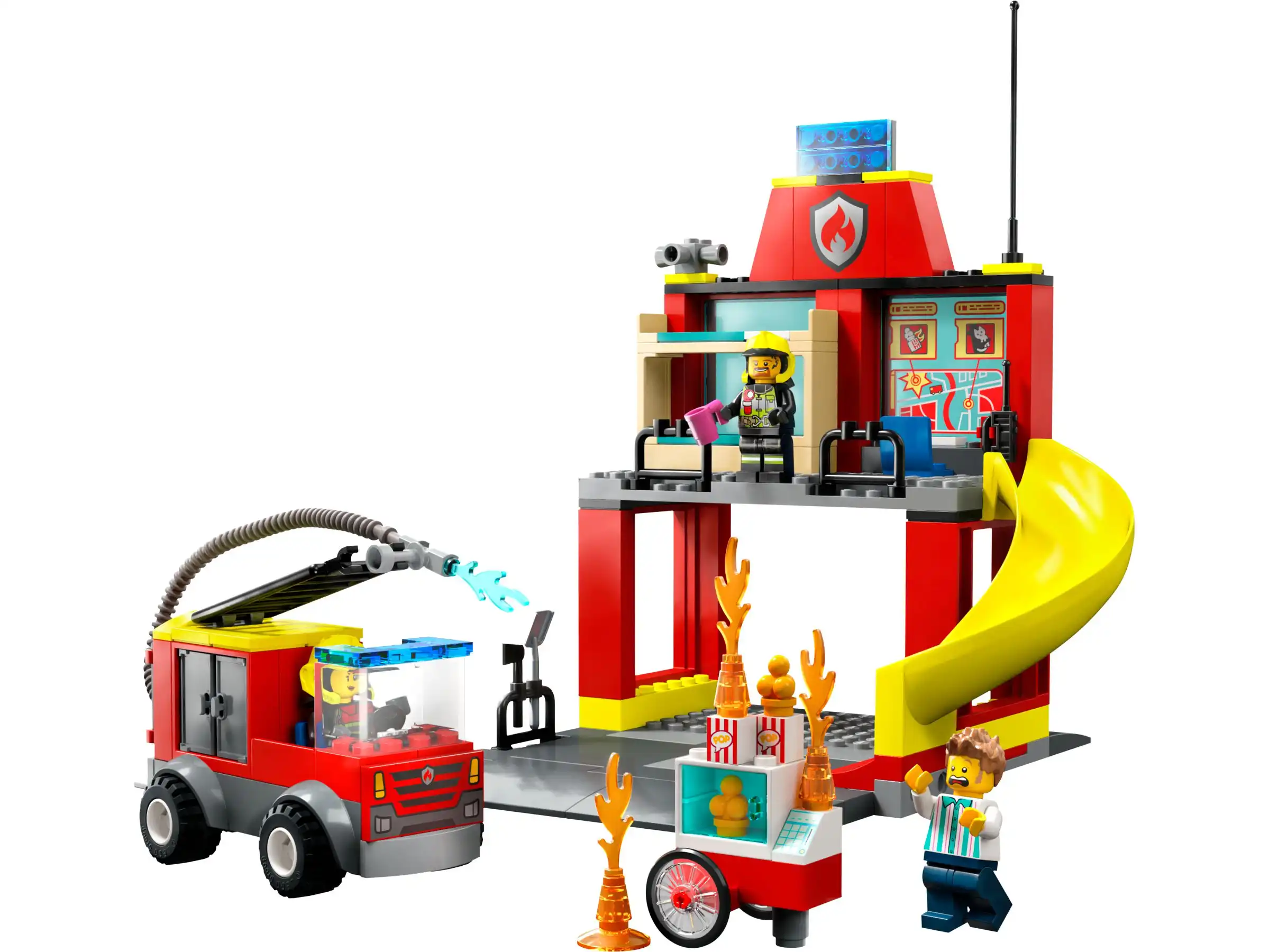 Zdjecie zestawu LEGO 60375 City Remiza strażacka i wóz strażacki 2