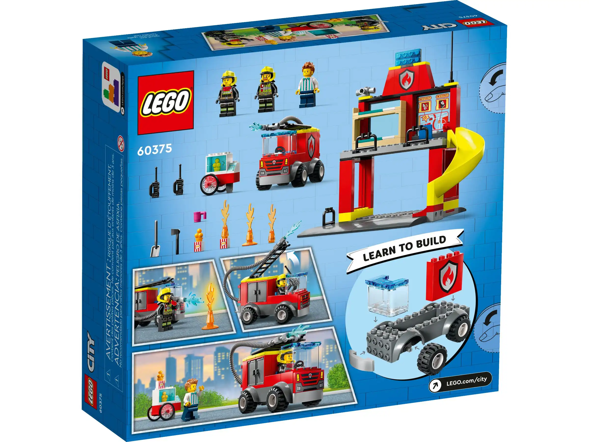 Zdjecie zestawu LEGO 60375 City Remiza strażacka i wóz strażacki 3