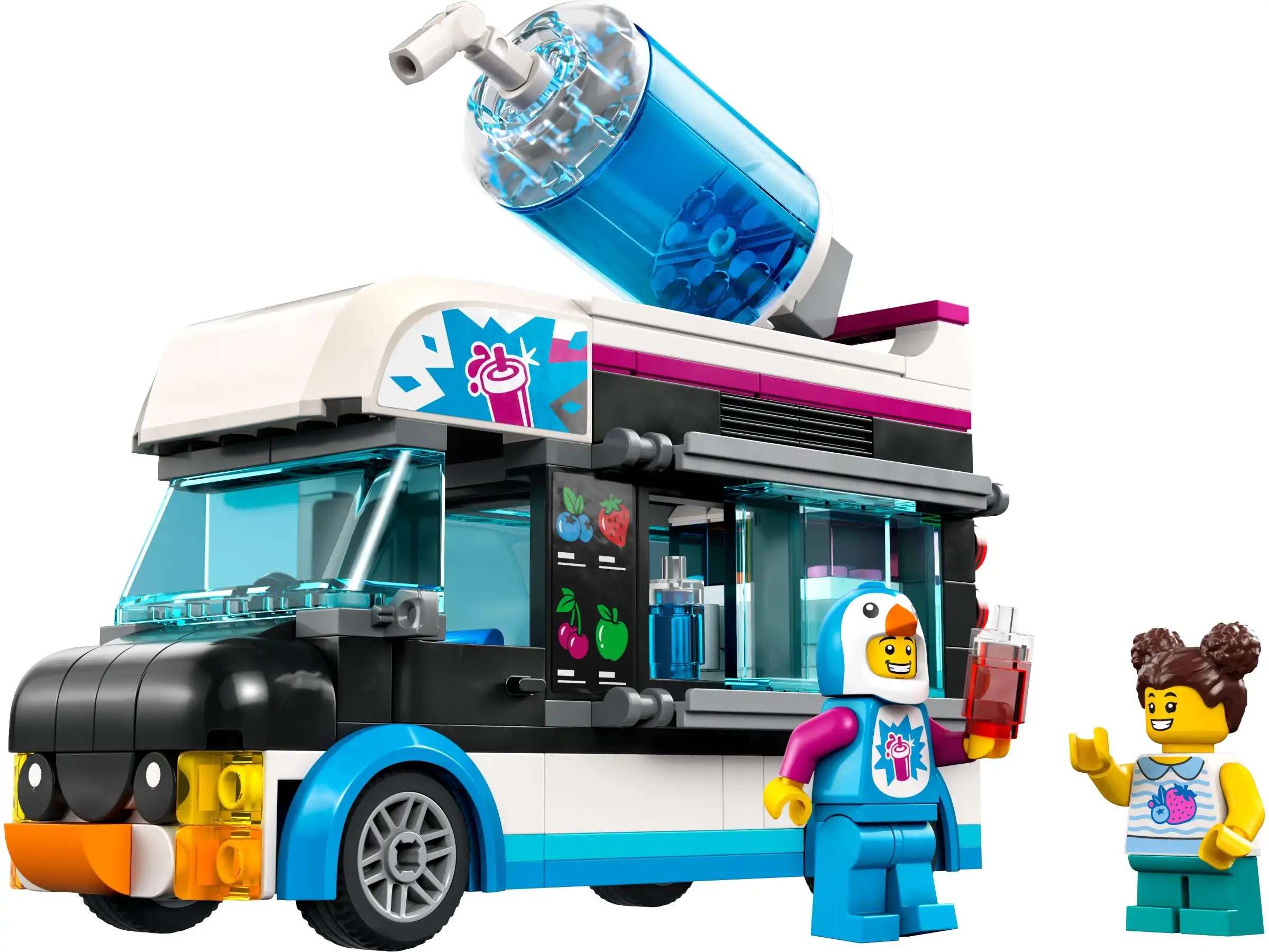 Zdjecie zestawu LEGO 60384 City Pingwinia furgonetka ze slushem 2